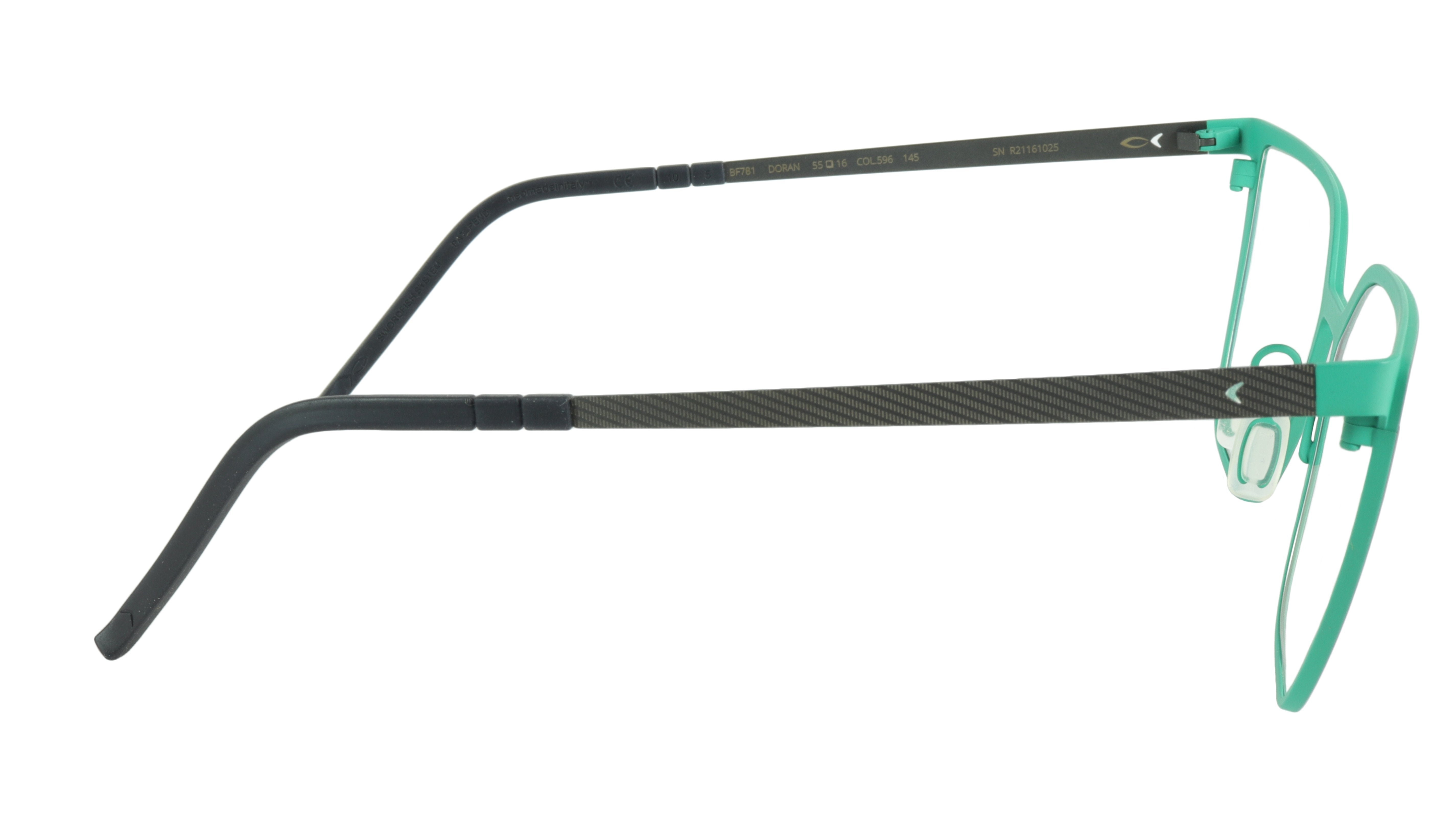 Blackfin Doran BF781 C596 Beta Titanium Eyeglasses - Lightweight & Hypoallergenic Italian-Made Frames for Men & Women | Perfect for Office, Reading & Everyday Wear