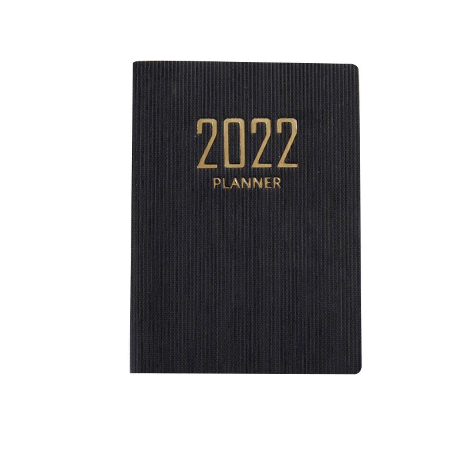 2022 A7 Mini Notebook - 365 Days Portable Pocket Notepad with Daily & Weekly Planner - Perfect for Office, School & Travel Organization - Stationery & Agenda Notebook Supplies