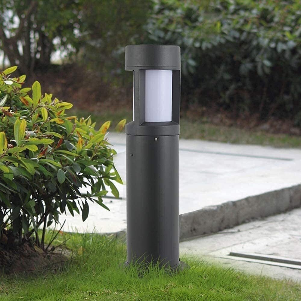 Outdoor Garden Lamp Post Light - P65 Collection Waterproof Exterior Pillar Lamp with Acrylic Shade for Courtyard, Lawn, Wall, Corridor & Street | Durable Column Lantern for Patio, Pathway, Driveway & Landscape Lighting