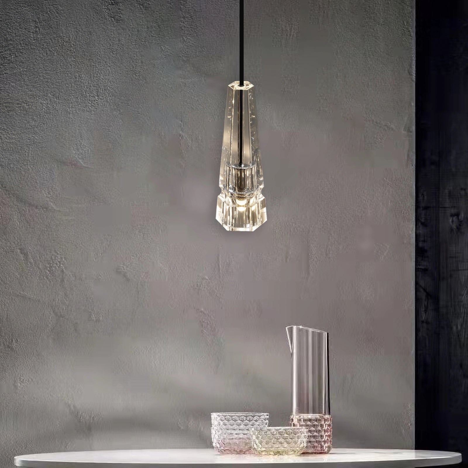 Modern Chamonix Pendant Light - Adjustable Hanging Fixture for Kitchen Island, Dining Room & Bedroom - Industrial Vintage Style Ceiling Lighting Fixture