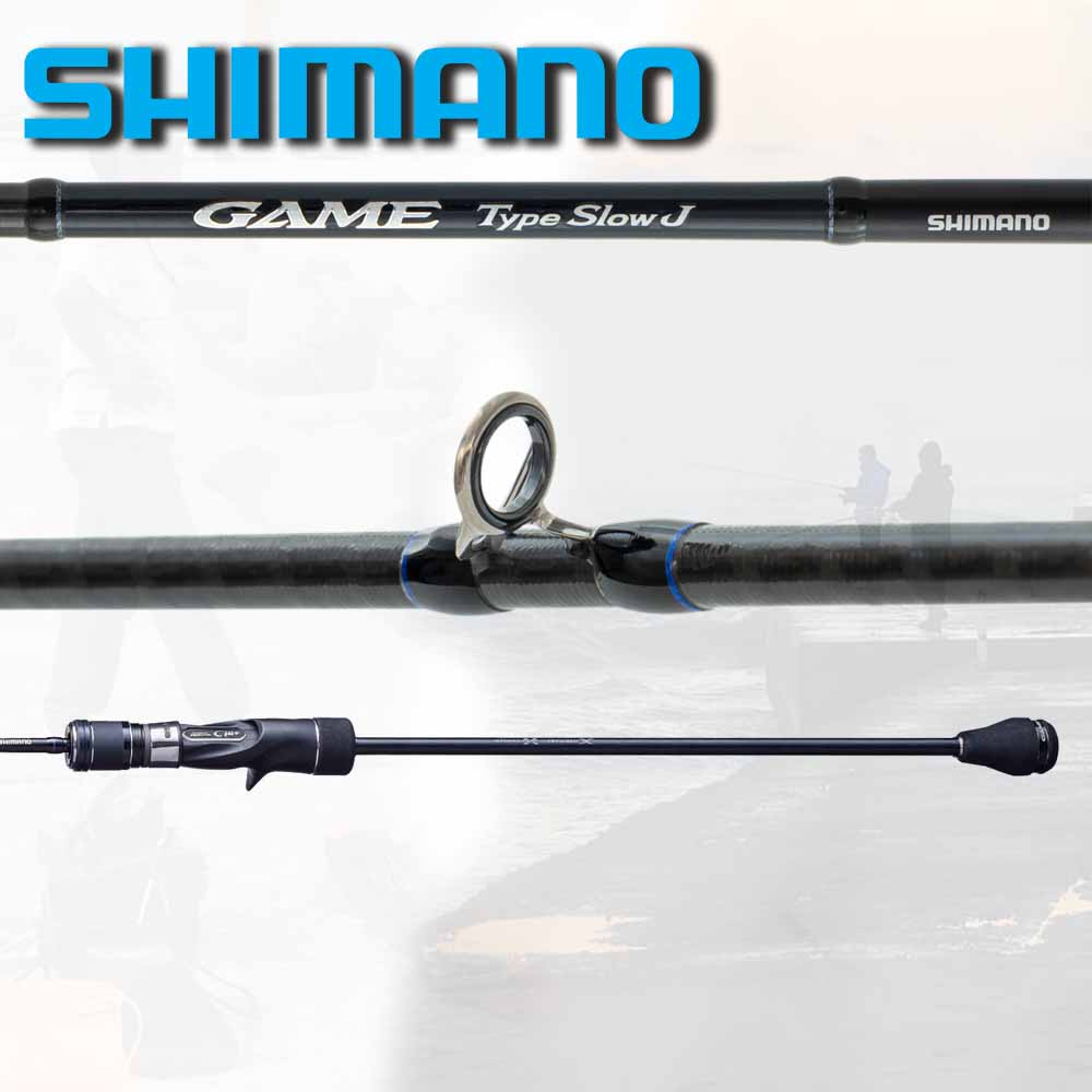 Shimano Game Type Slow J Slow Pitch Jigging Fishing Rods - Premium Saltwater Jigging Rod for Deep Sea Fishing & Offshore Angling