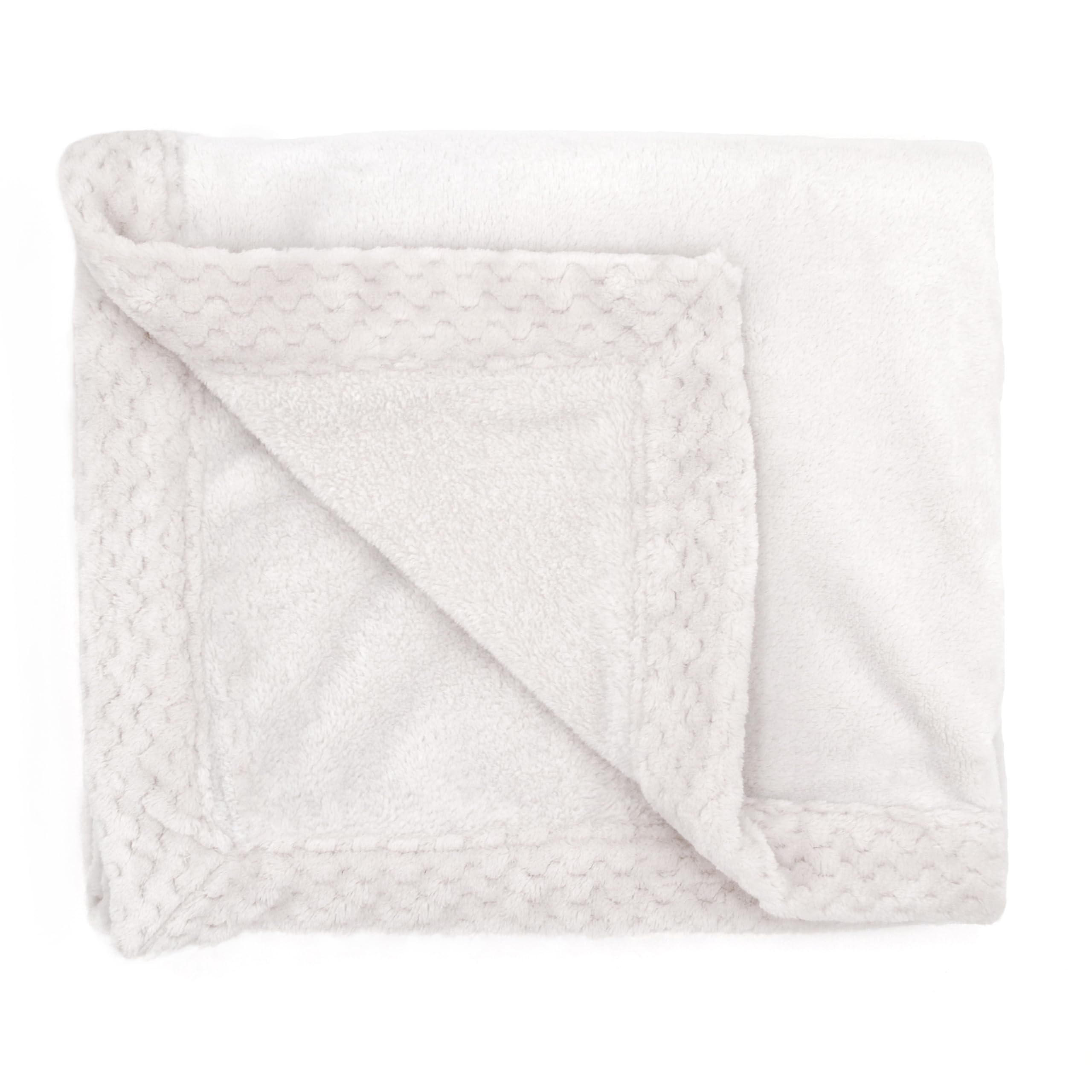 Aden + Anais Soft Plush Baby Blanket - Cozy Fuzzy Blanket for Newborn, Infant & Toddler - Breathable Receiving Blanket for Crib, Stroller, Car Seat & Travel - Perfect for Nursery, Daycare & On-the-Go - Oatmeal Color AD230
