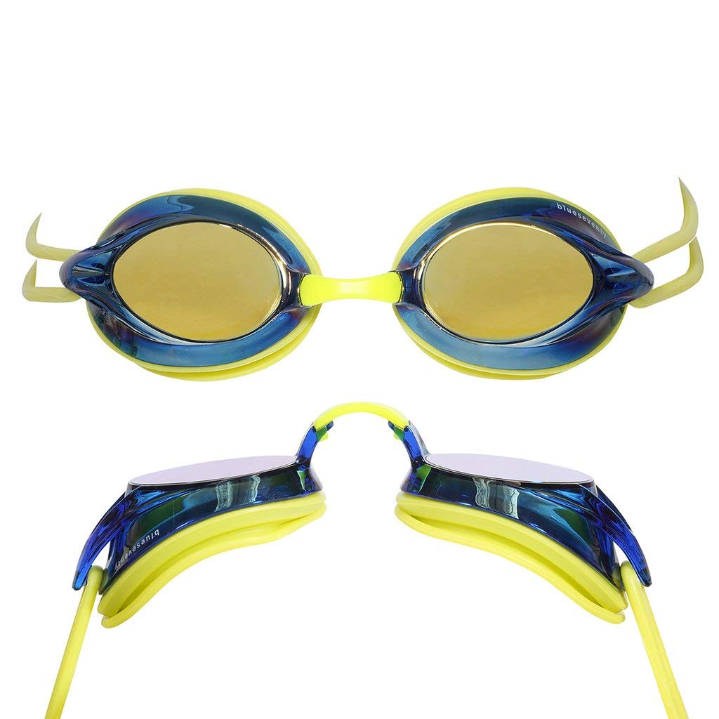 Blueseventy NR2 Swimming Goggles for Triathlon, Pool & Open Water - Anti-Fog, UV Protection for Competitive & Recreational Swimming