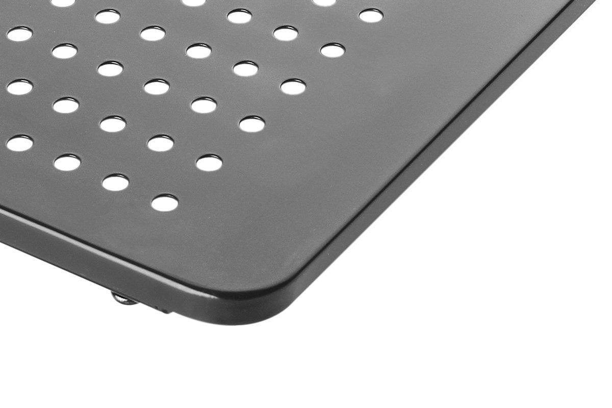 Adjustable Black Pop Monitor & Laptop Stand - Ergonomic Riser for Home & Office Workspace - Perfect for Computer, Notebook, MacBook & Tablet Use