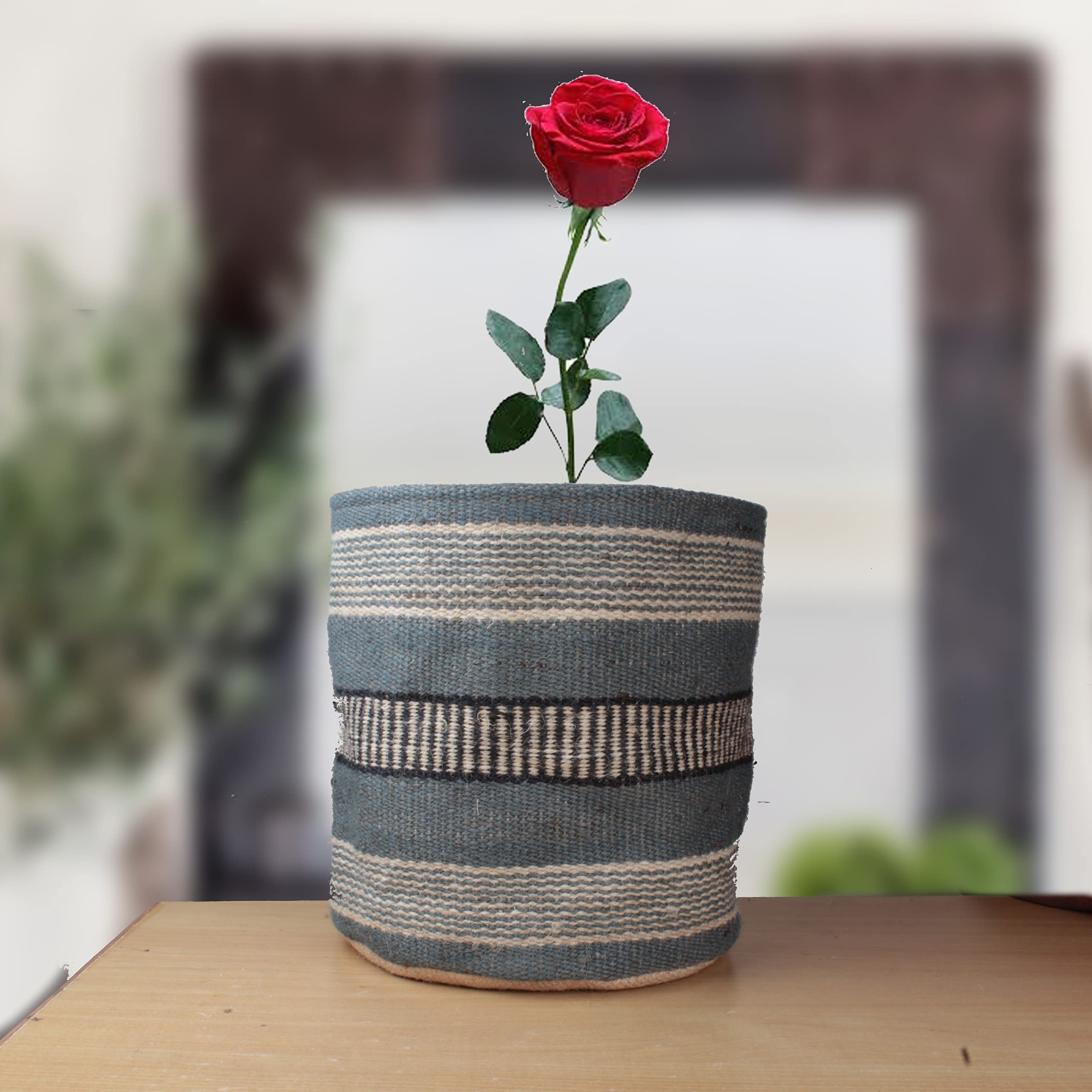 Modern Woven Planter Basket for 10