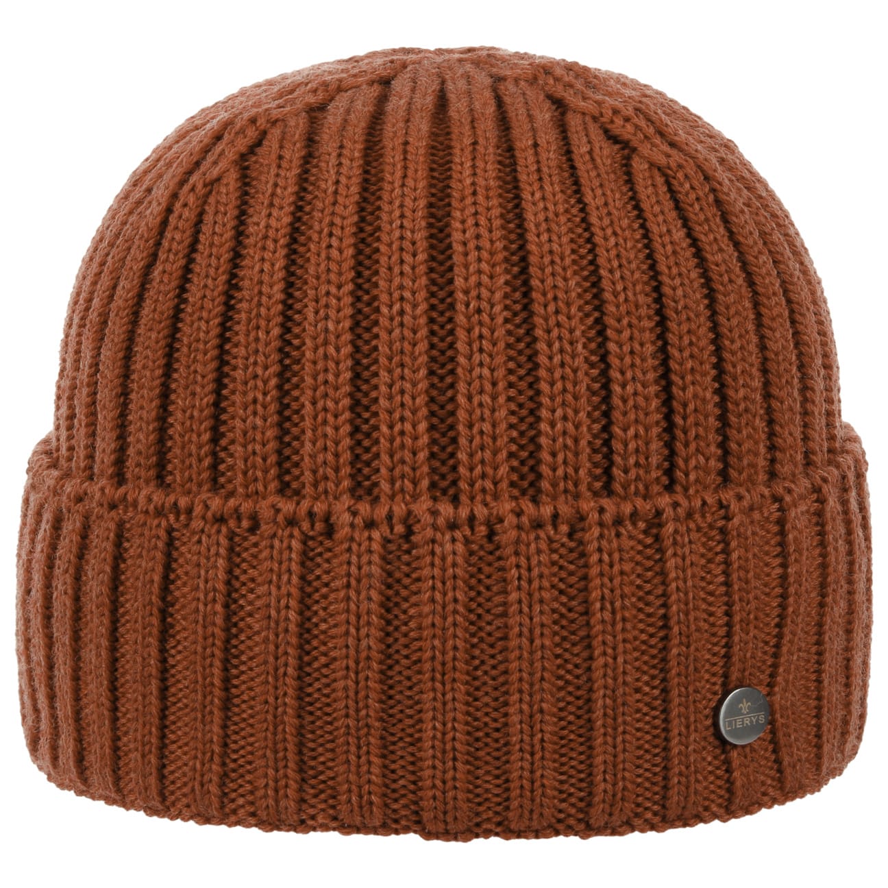 Lierys Merino Wool Rib Knit Beanie - Soft Winter Hat for Men & Women - Perfect for Skiing, Hiking & Cold Weather Activities