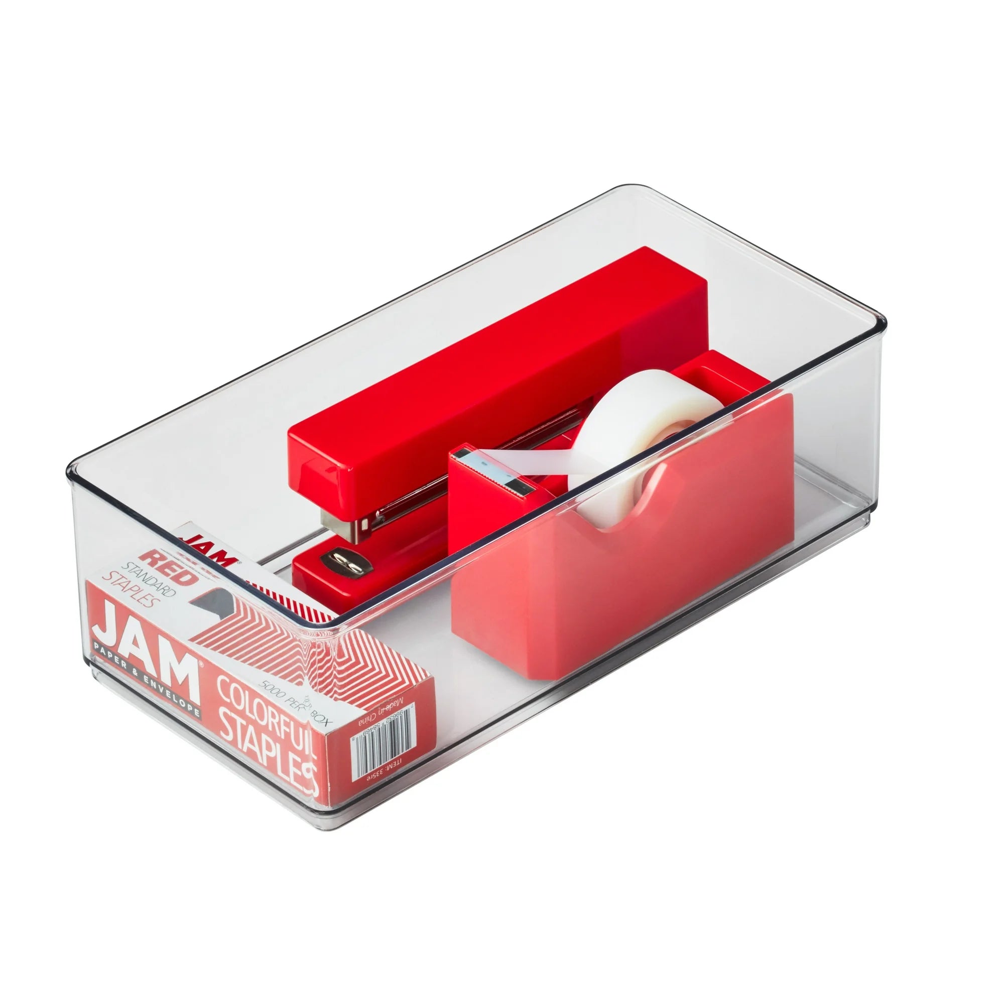 The Home Edit 6-Piece Office Drawer Organizer Set - Premium Desk Storage Solution for Pens, Paper Clips & Supplies - Perfect for Home Office, School & Workspace Organization
