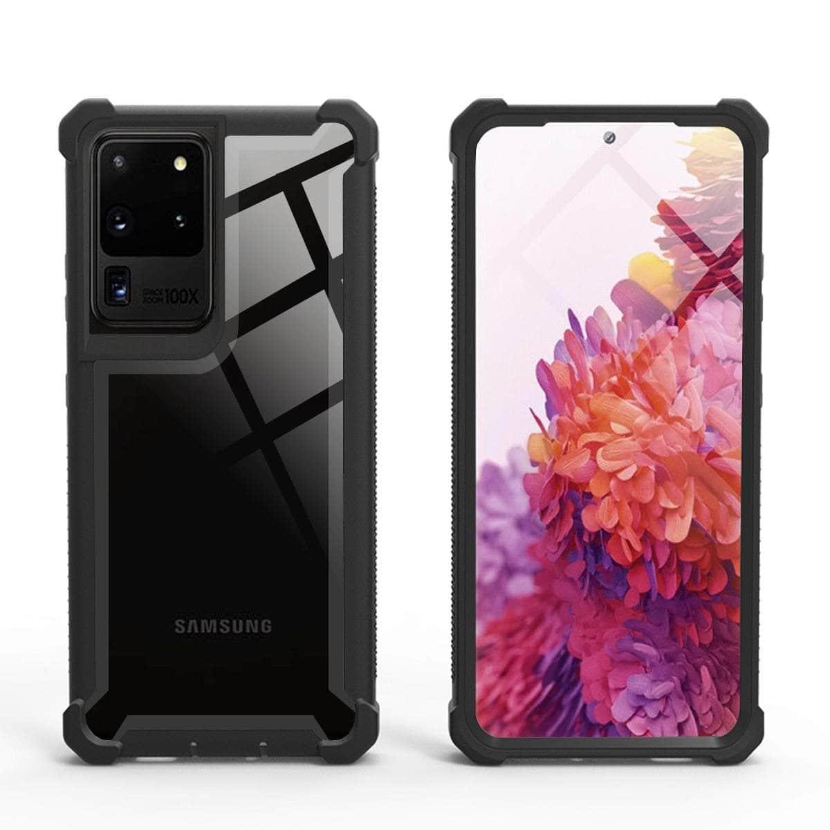 Samsung Galaxy Shockproof Clear Case - PC + TPU Hybrid Protective Cover for Drop Protection | Perfect for Everyday Use, Outdoor Activities & Travel