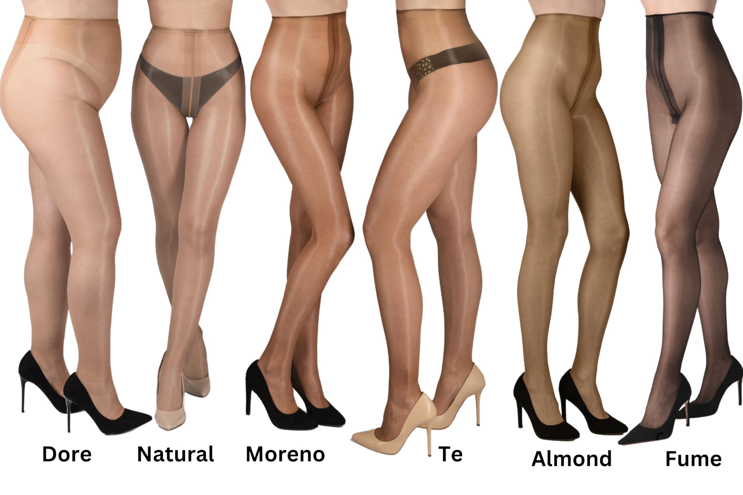 Cecilia de Rafael Women's Eternal Super Lucido Stockings - Sheer Pantyhose for Everyday Wear & Formal Occasions
