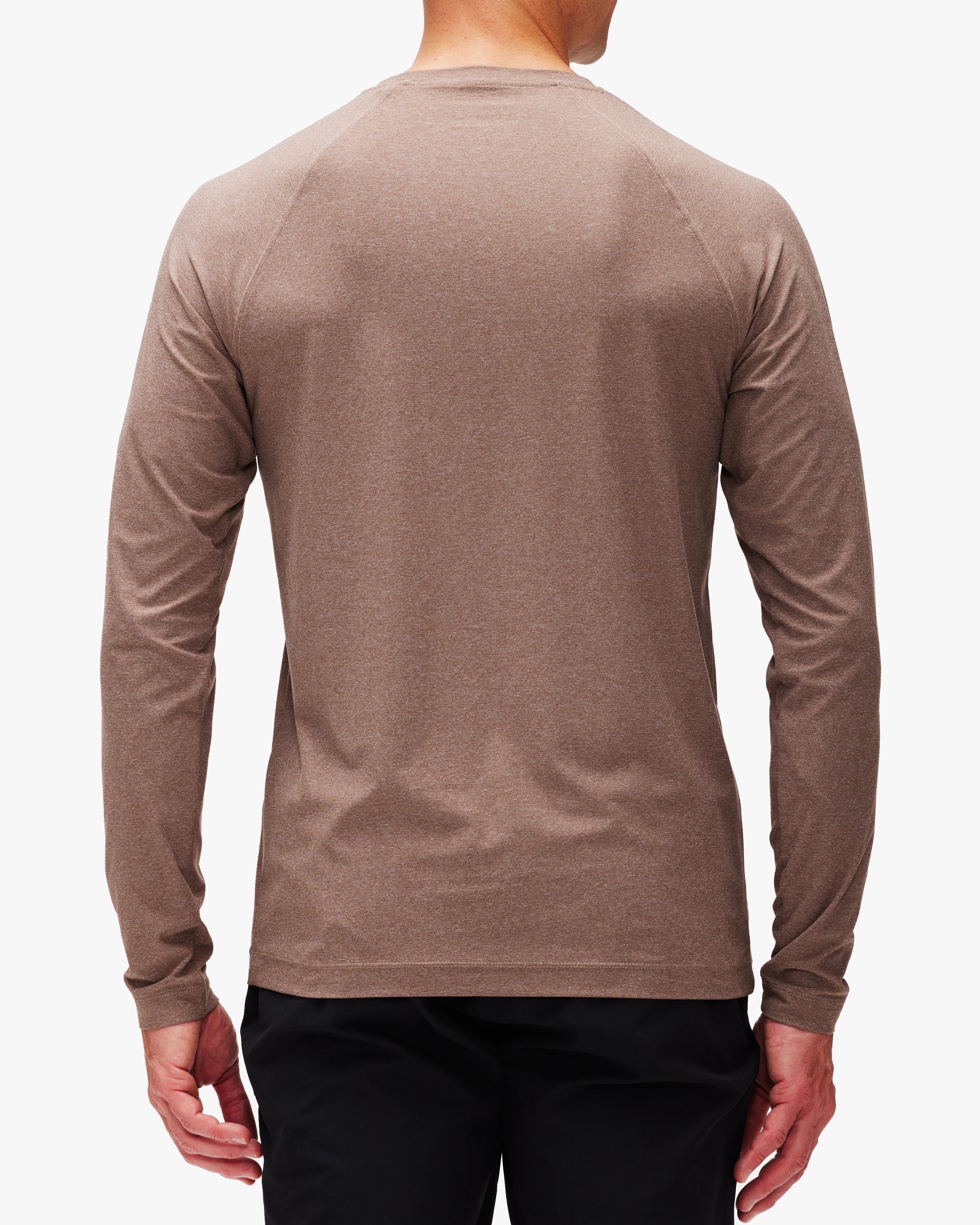 Rhone Reign Long Sleeve Men's Performance Shirt - Moisture Wicking & Odor Resistant Workout Top for Gym, Running & Outdoor Activities