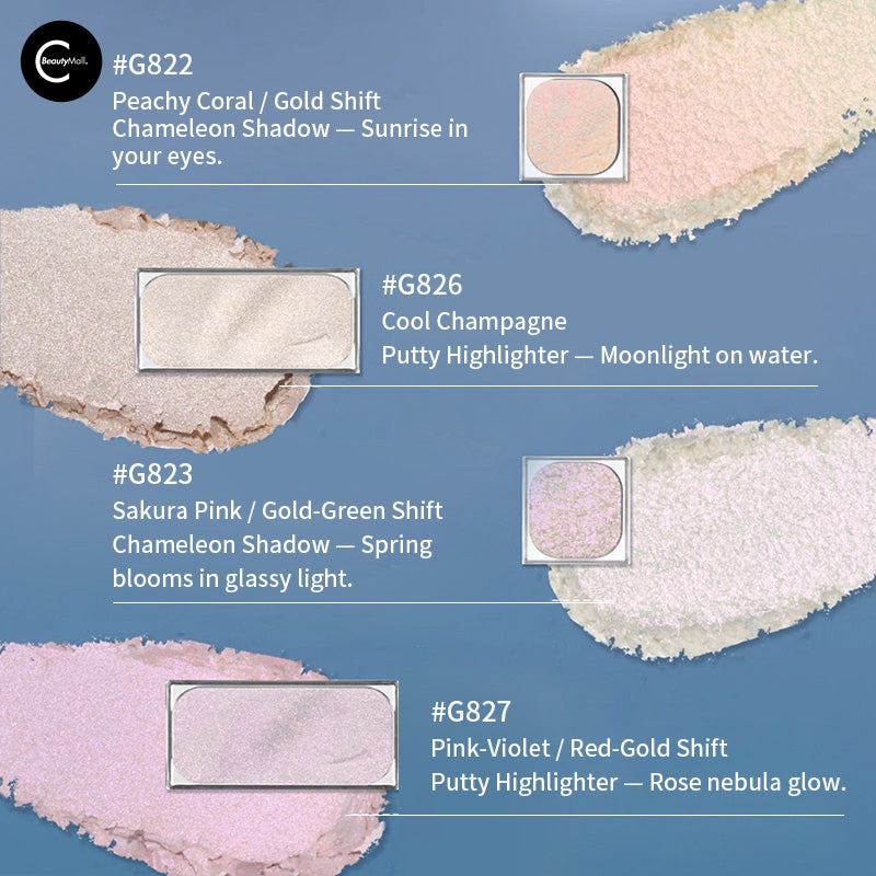 CHEERYEP Luminous Jade All-in-One Makeup Palette - Natural Glow for Eyes, Cheeks & Lips | Perfect for Everyday Wear & Special Occasions