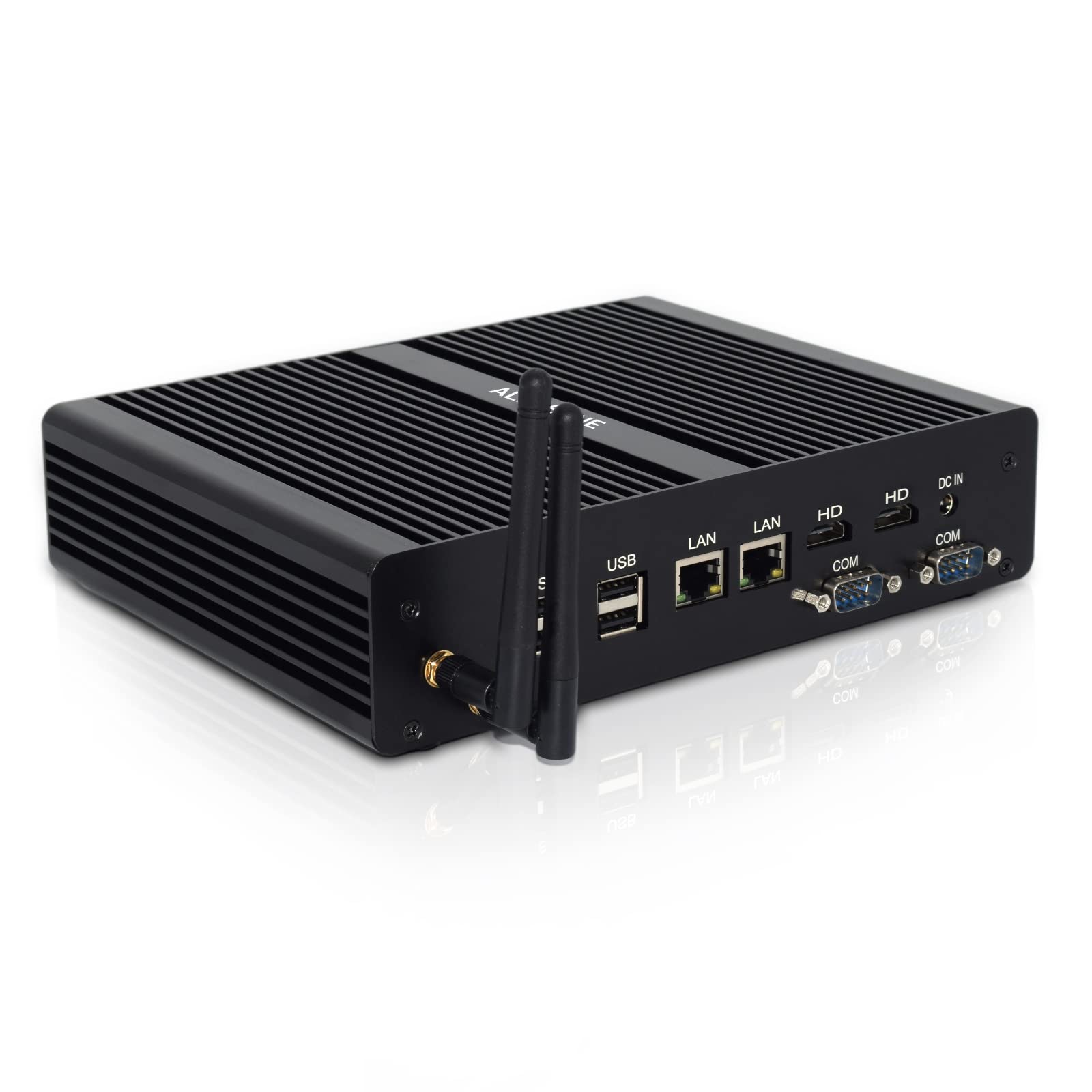 ALLASONE Mini PC Windows 10 Pro - Intel Core i3 5005U Mini Computer, 16GB RAM, 512GB SSD + 1TB HDD, Dual HDMI, Wi-Fi, USB 3.0, LAN, RS232 - Compact Desktop for Home Office, Gaming & Digital Signage