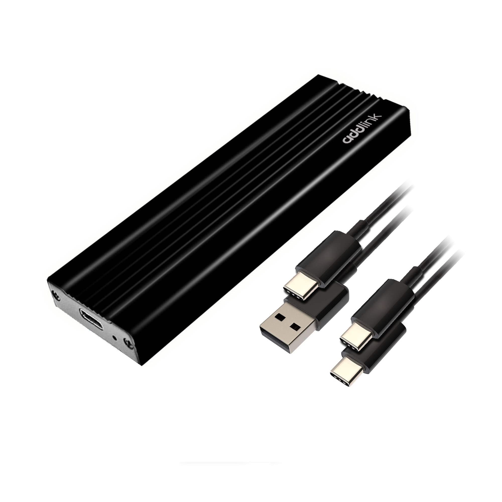 Addlink P20 1TB External SSD Portable Solid State Drive - USB 3.2 Gen2 (1050MB/s), USB-C, 3D TLC - Compatible with PC, Mac, Linux, Android, PS4/PS5, Xbox One, Smart TV - High-Speed Storage for Gaming, Video Editing & Data Backup (Made in Taiwan)