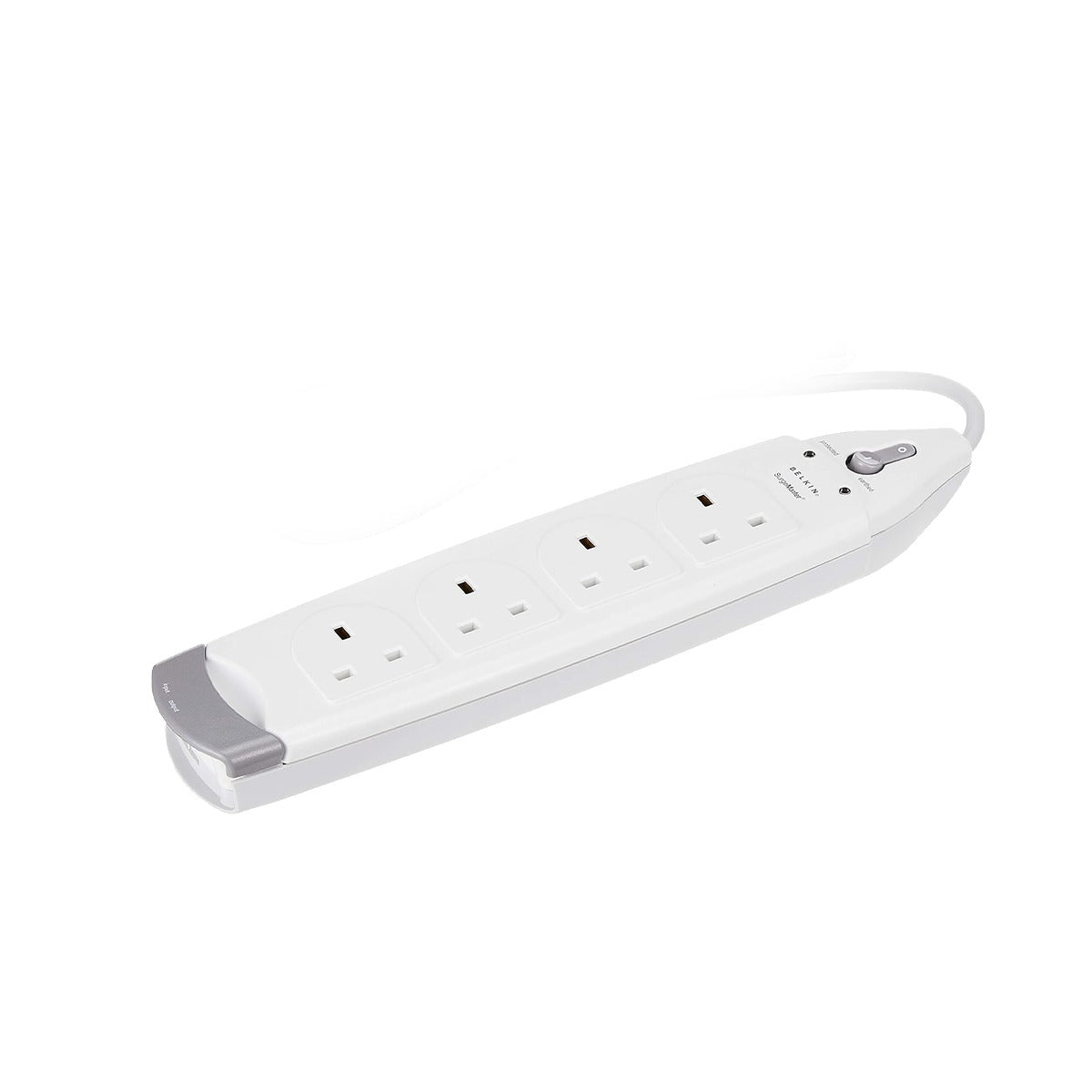 Belkin 4-Outlet Surge Protector with Lightning Protection - Ideal for Home, Office, and Electronics Safety
