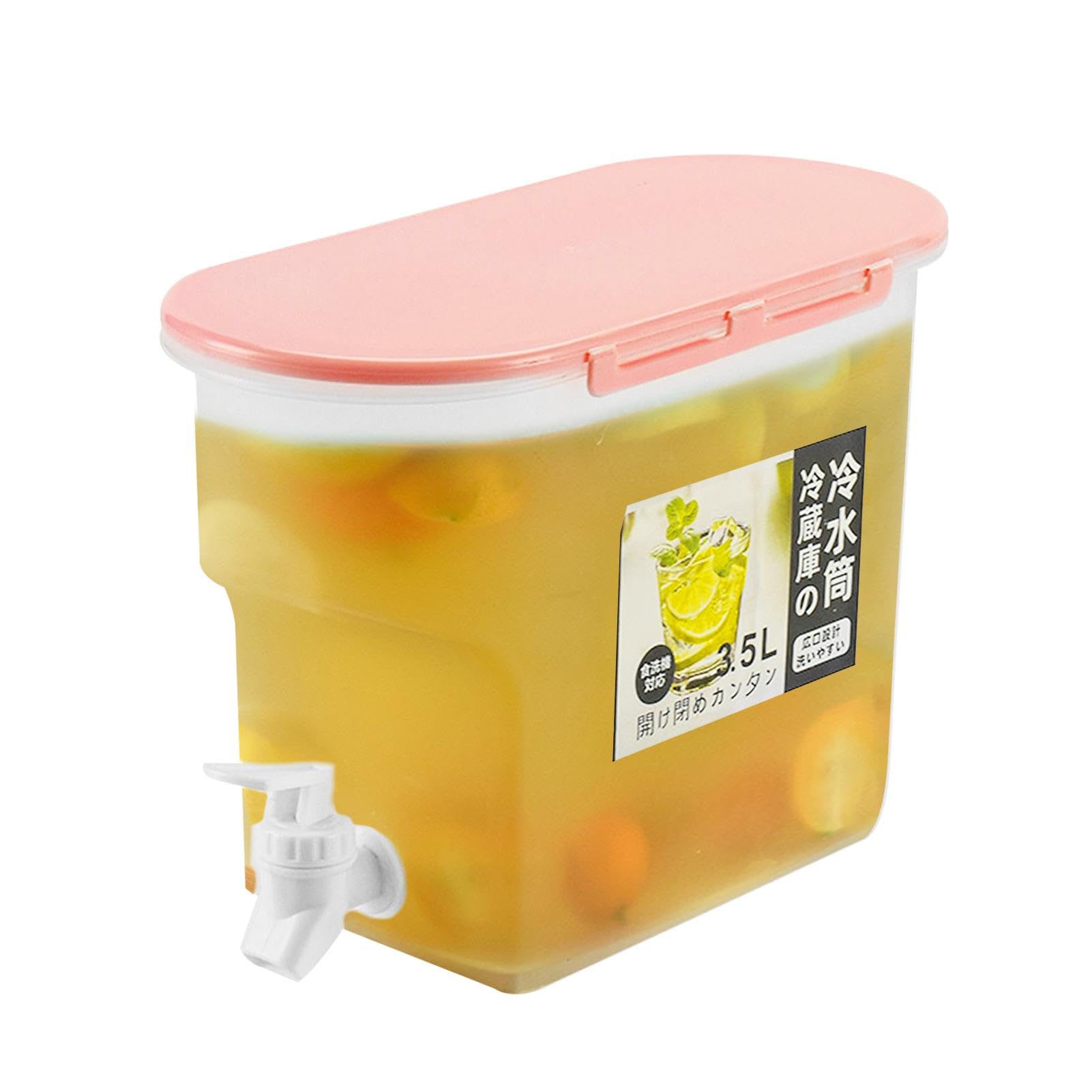 3.5L Insulated Ice Water Dispenser with Spigot - Grand Chilled Beverage Jar for Iced Tea, Lemonade & Cold Drinks - Perfect for Parties, BBQs & Outdoor Events