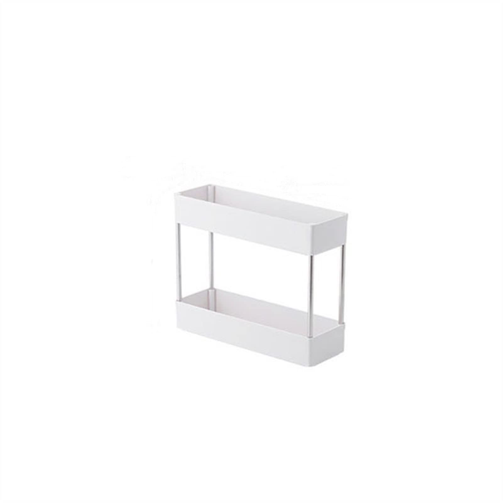 ONGHAHYIS Slide Out Kitchen Storage Cart - 3-Tier Removable Organizer with Wheels, Space Saving Mobile Rack for Pantry, Bathroom & Laundry Room (Multiple Colors Available)