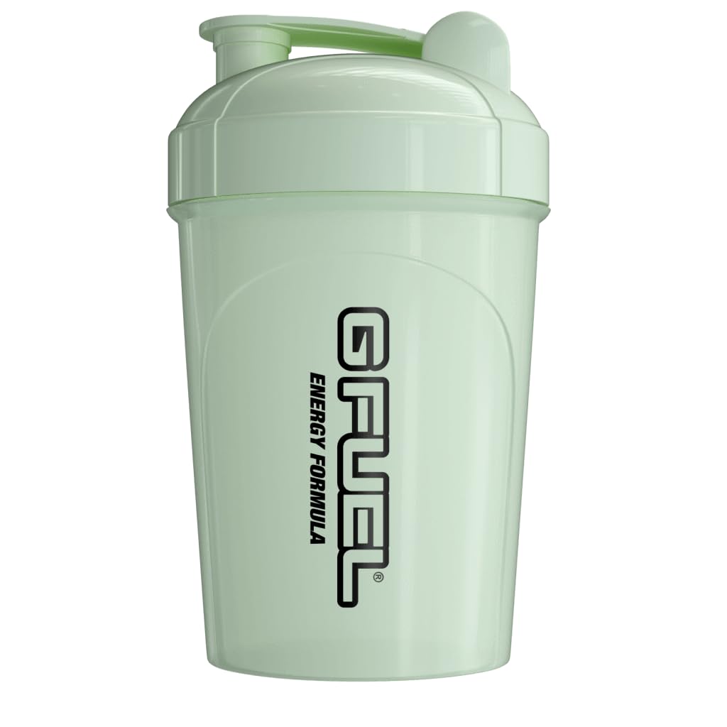 G Fuel Glow-In-The-Dark Shaker Bottle 16oz - BPA Free Portable Mixer for Protein Shakes, Pre Workout, Smoothies & Energy Drinks - Ideal for Gym, Fitness & On-The-Go Nutrition