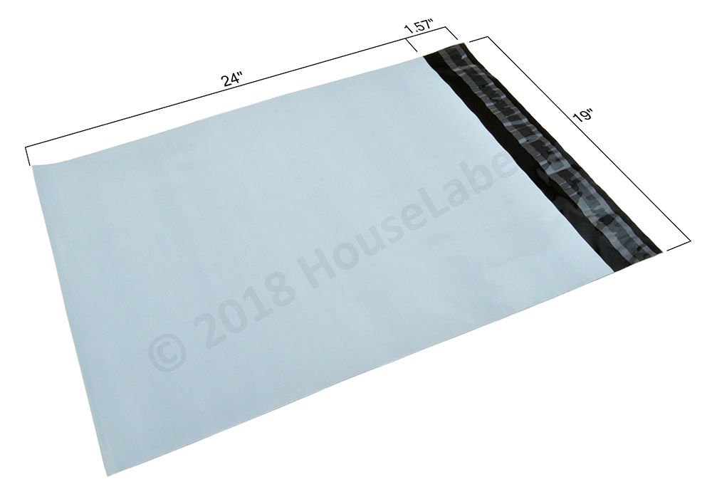 1000 Pack 19x24 Inches Self-Sealing Poly Mailers - 2.35 Mil Thick Plastic Shipping Envelopes for Ecommerce, Mailing & Packaging Supplies - Perfect for Online Stores, Amazon FBA & Small Business Shipping