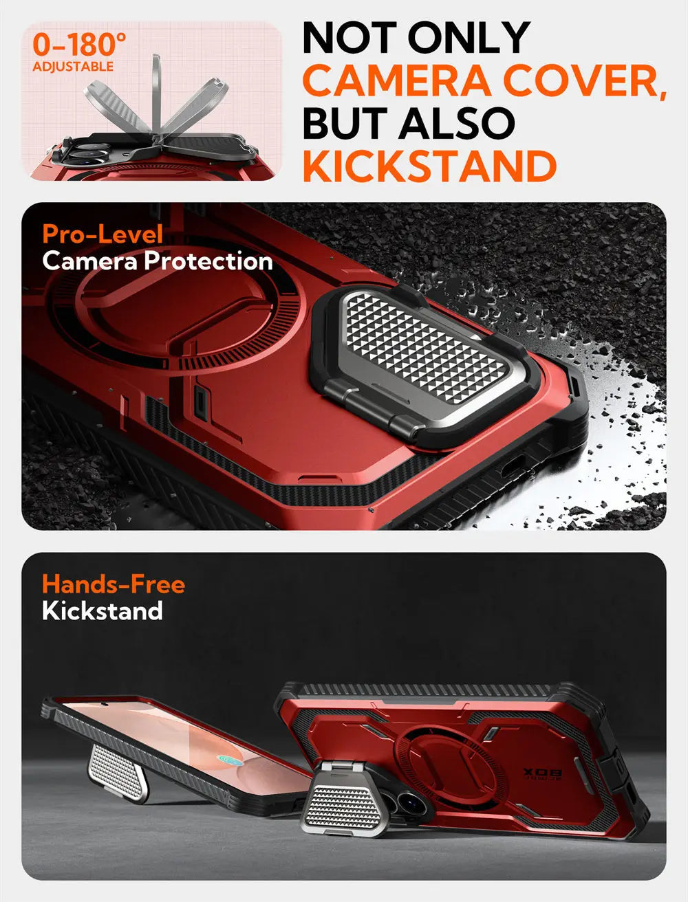 BLASON Armorbox Full Body Protective Case for Samsung Galaxy S25 - Shockproof & Drop Protection - Perfect for Outdoor, Travel & Daily Use