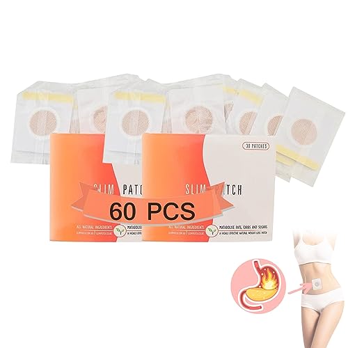 Ormelo Slimming Patches for Belly Fat - Waterproof Navel Ring Magnet Stickers (60pcs) - Weight Loss & Body Shaping for Women - Perfect for Gym, Workout & Daily Wear