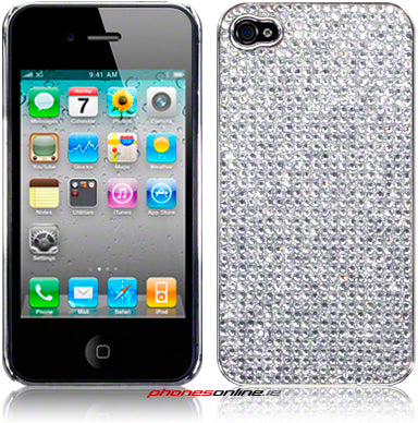 Apple iPhone 4S / 4 Diamond Case Silver - Elegant Protective Cover for Everyday Use & Special Occasions