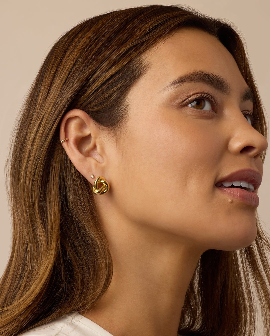 Infinity Knot Stud Earrings for Women - Dainty & Elegant Jewelry Gift for Her - Perfect for Weddings, Anniversaries and Everyday Wear