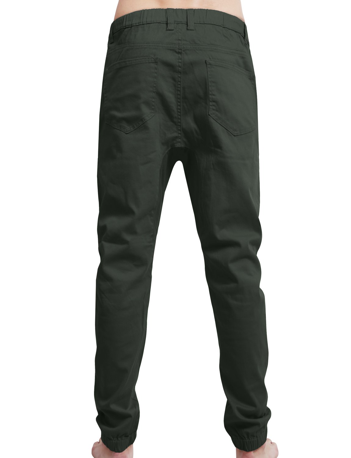 NE PEOPLE Men's Lightweight Casual Comfortable Harem Slim Fit Adjustable Jogger Pants (S-5XL) - Perfect for Lounge Wear, Gym, Travel & Everyday Comfort
