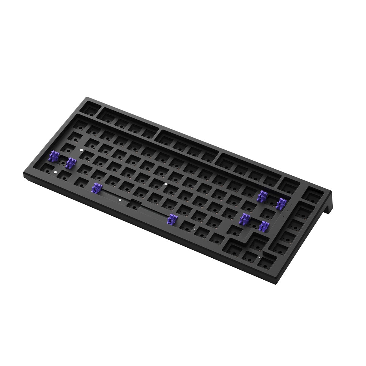 Akko Monsgeek MG75W Black 75% RGB Wireless Barebone Mechanical Keyboard - Compact Gaming & Office Keyboard for PC, Mac, Typing Enthusiasts