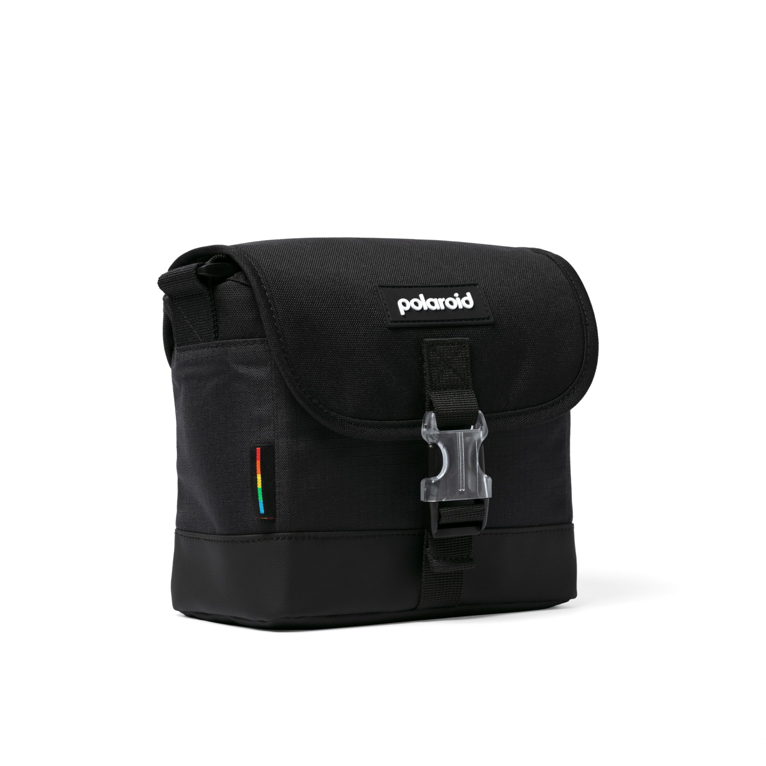 **Vintage Polaroid Box Camera Bag - Black, Waterproof & Durable for Instant Film Cameras - Perfect for Travel, Photography Enthusiasts & Everyday Use**