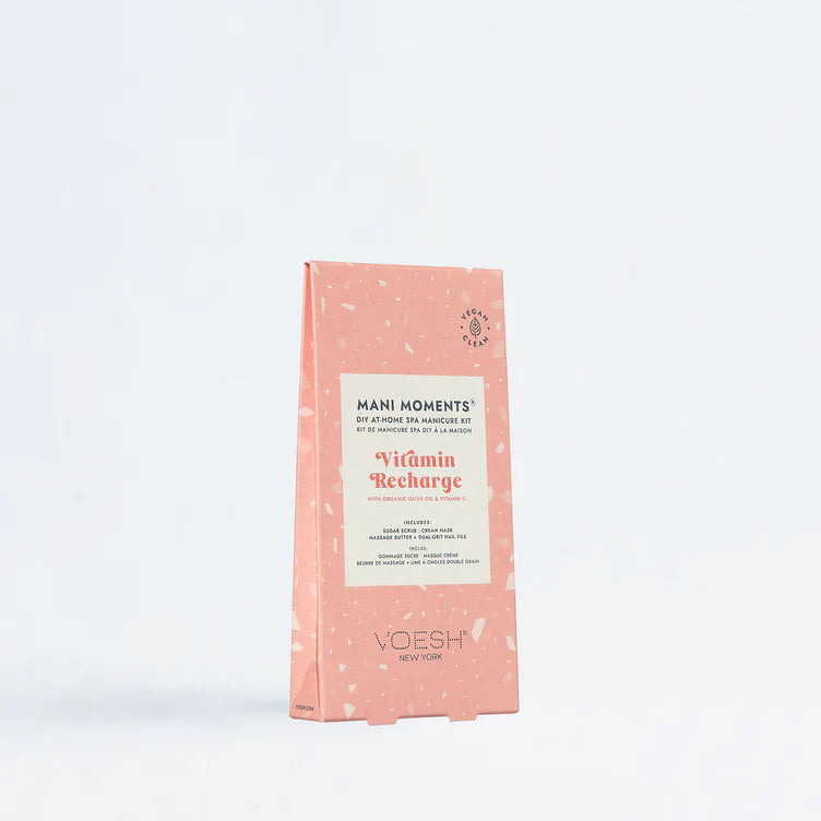 Voesh Mani Moment Single Vitamin Recharge Hand Mask - Nourishing & Hydrating Treatment for Dry Skin - Perfect for At-Home Spa Days & Self-Care Routines