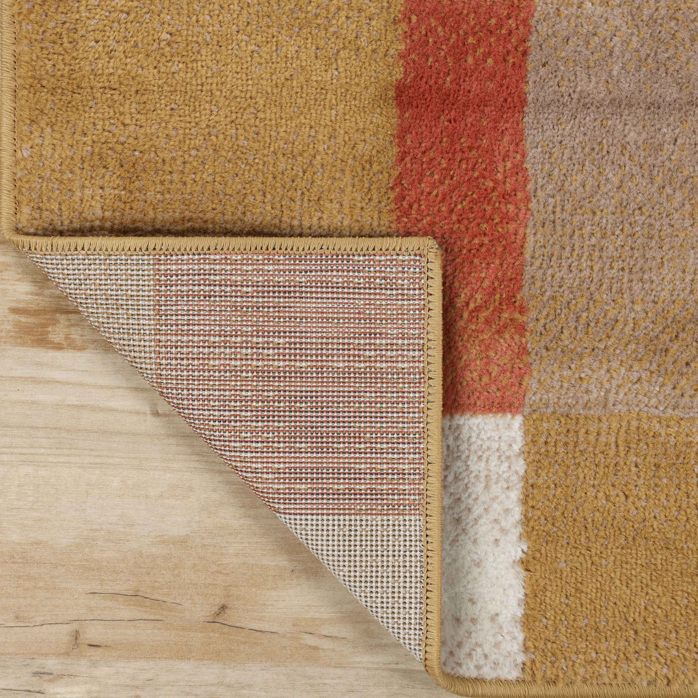 Clifton Modern Geometric Patchwork Area Rug or Runner Rug - Stylish Home Decor for Living Room, Bedroom & Office - Soft & Durable Floor Covering