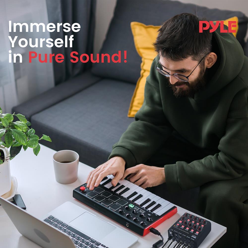 Compact Bluetooth Line Mixer for DJs & Musicians - Perfect for Home Studios, Live Performances & Podcasting