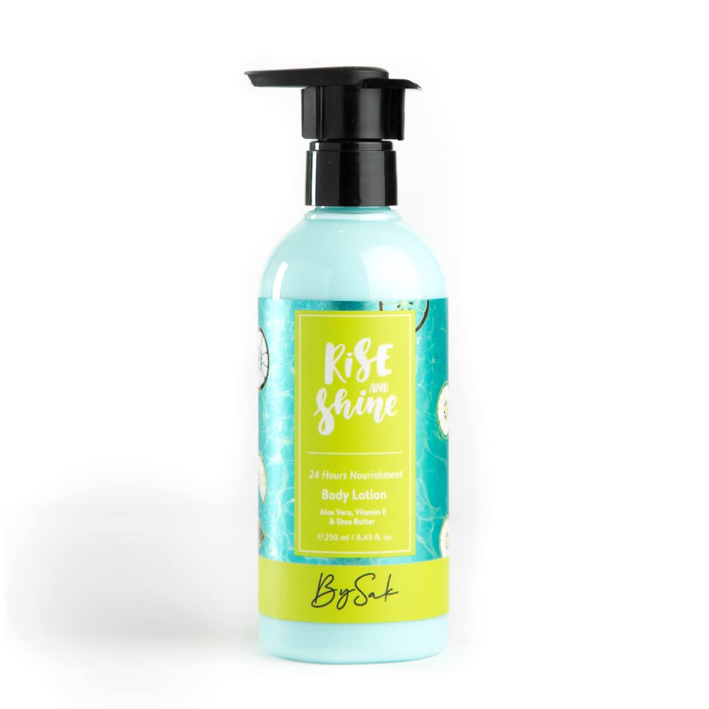 BySak Rise And Shine Body Lotion - Non Sticky & Non-Greasy Moisturizer with 24 Hour Hydration | 70ml Bottle for Dry Skin Care & Daily Use