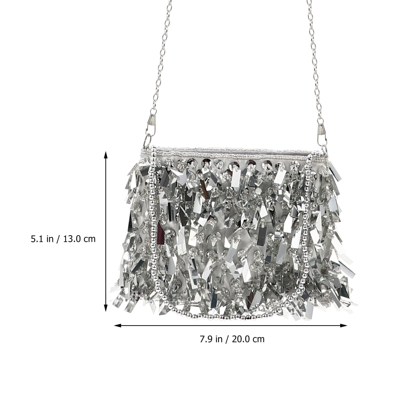 GALPADA Women's Crossbody Bag - Small Pink Messenger Bag with Chain Strap, Phone Organizer & Metal Wallet - Stylish Polyester Clutch Purse for Everyday Use, Travel & Outdoor Activities