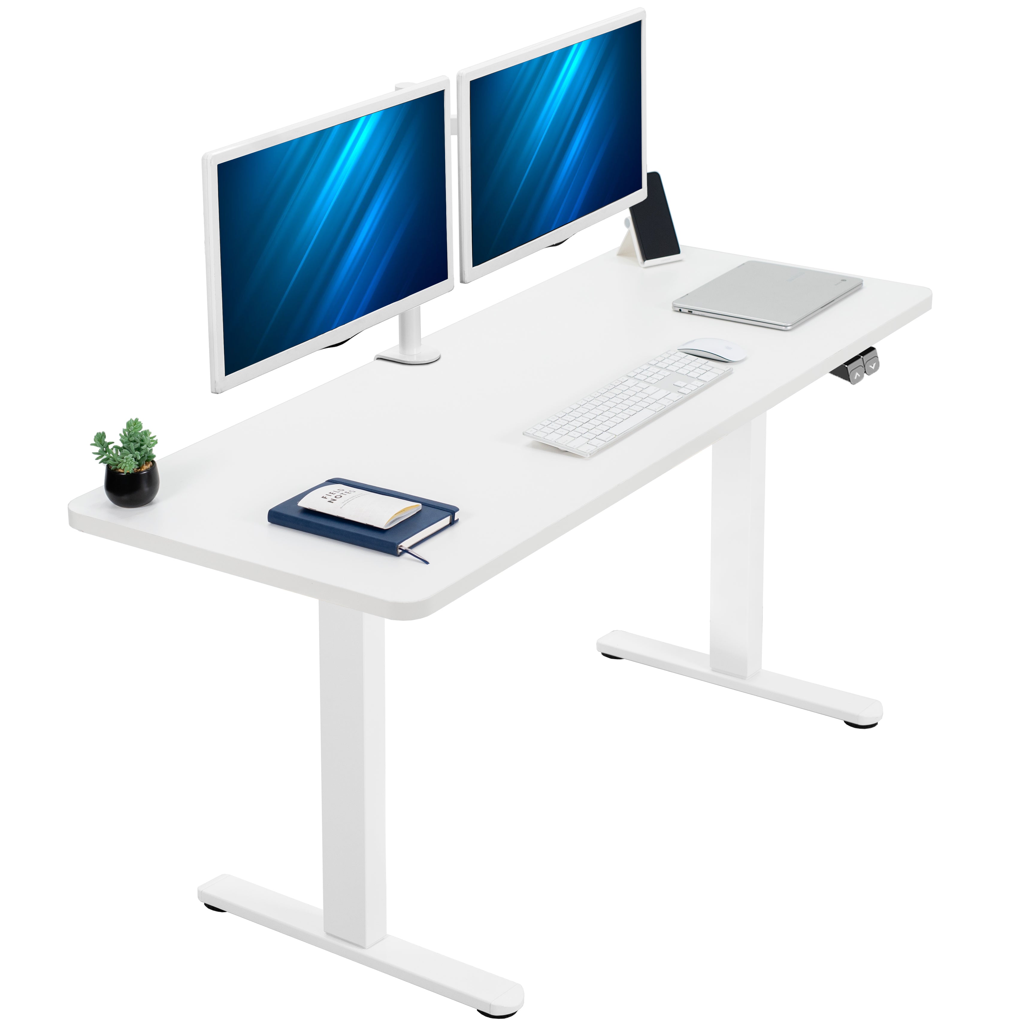 B0 Series 60 x 24 Electric Standing Desk with 2 Button Controller - Adjustable Height Home Office Desk for Work, Study & Gaming