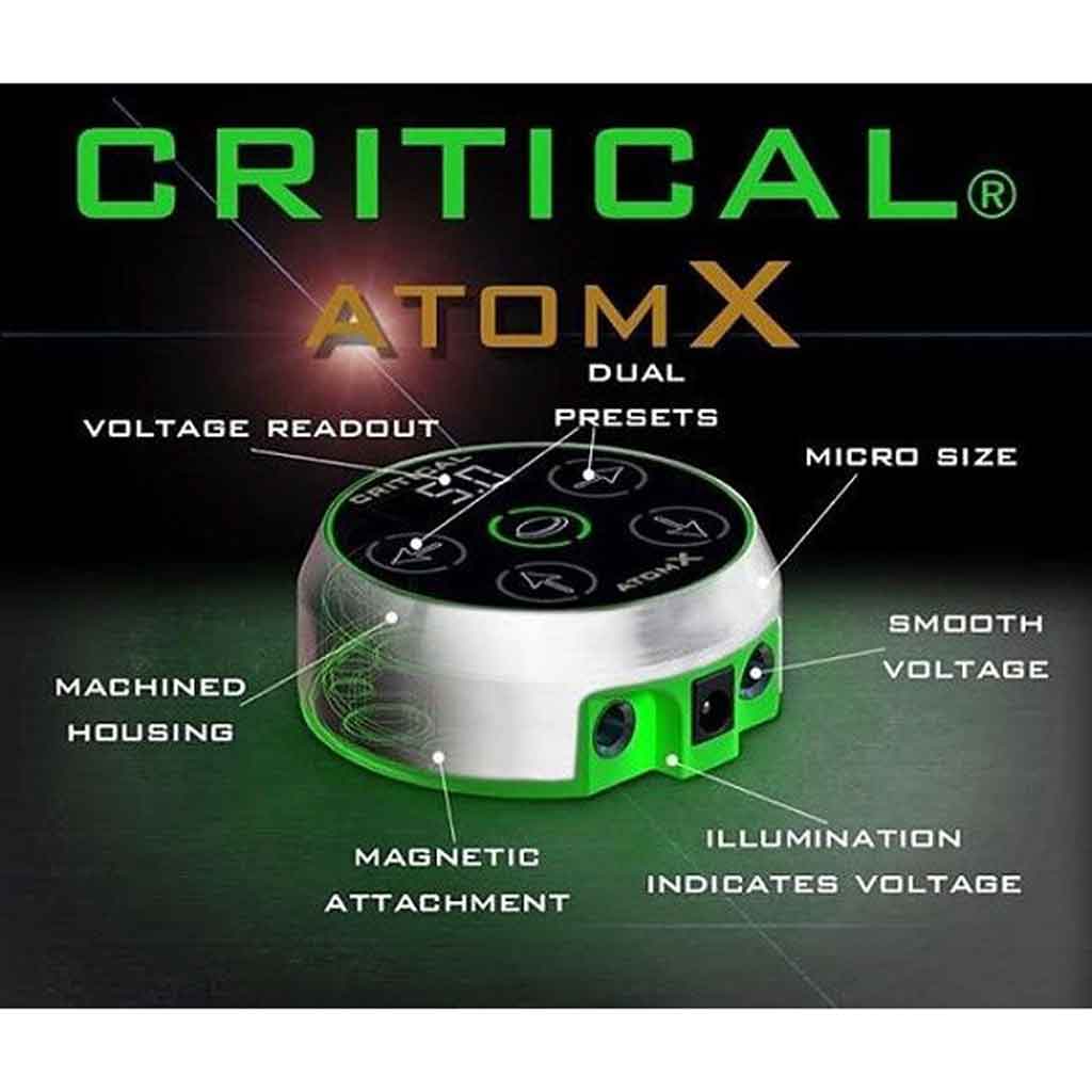 Critical Atom X Power Supply - High-Performance Black PC Power Unit for Gaming & Workstations | Reliable Energy for Desktops, Servers & Home Office Setups
