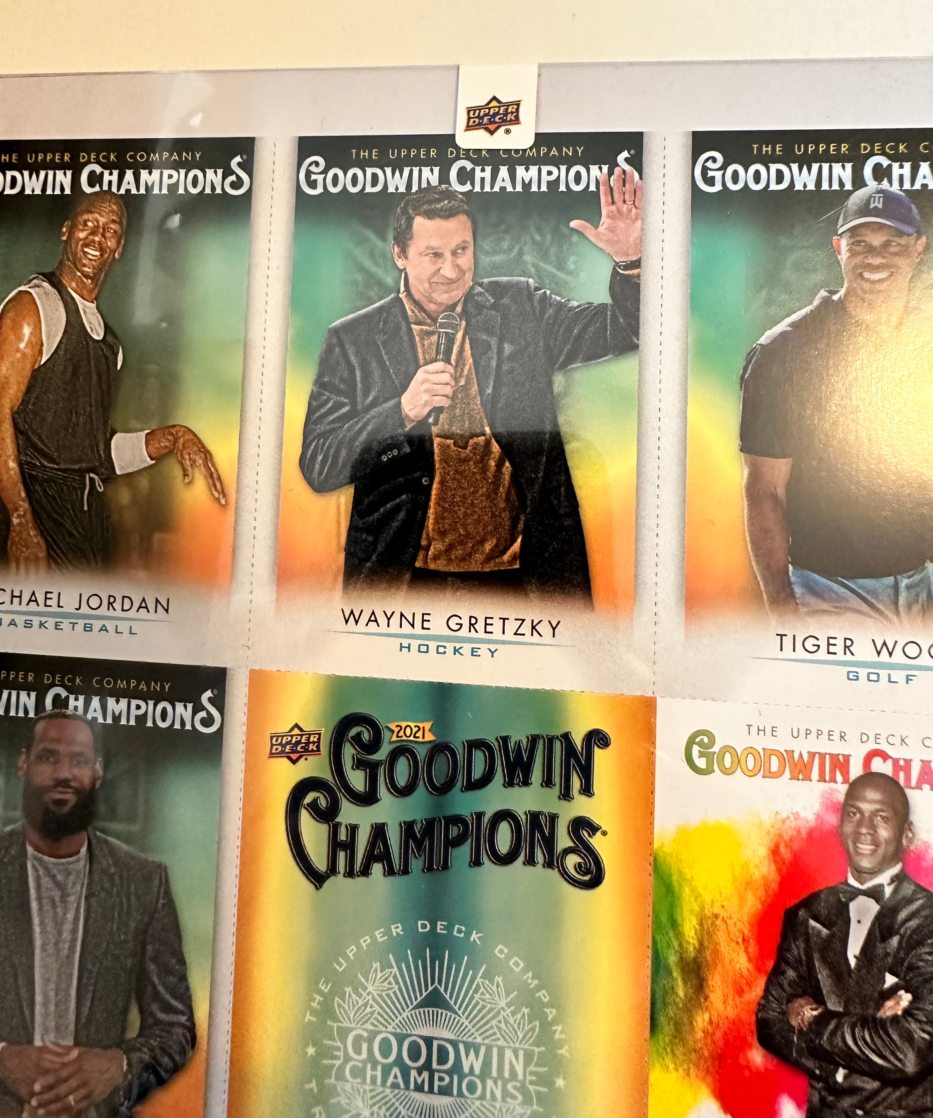 2022 Upper Deck Goodwin Champions Rare Sports Legends Trading Cards Sheet - Collectible Memorabilia for Fans & Investors