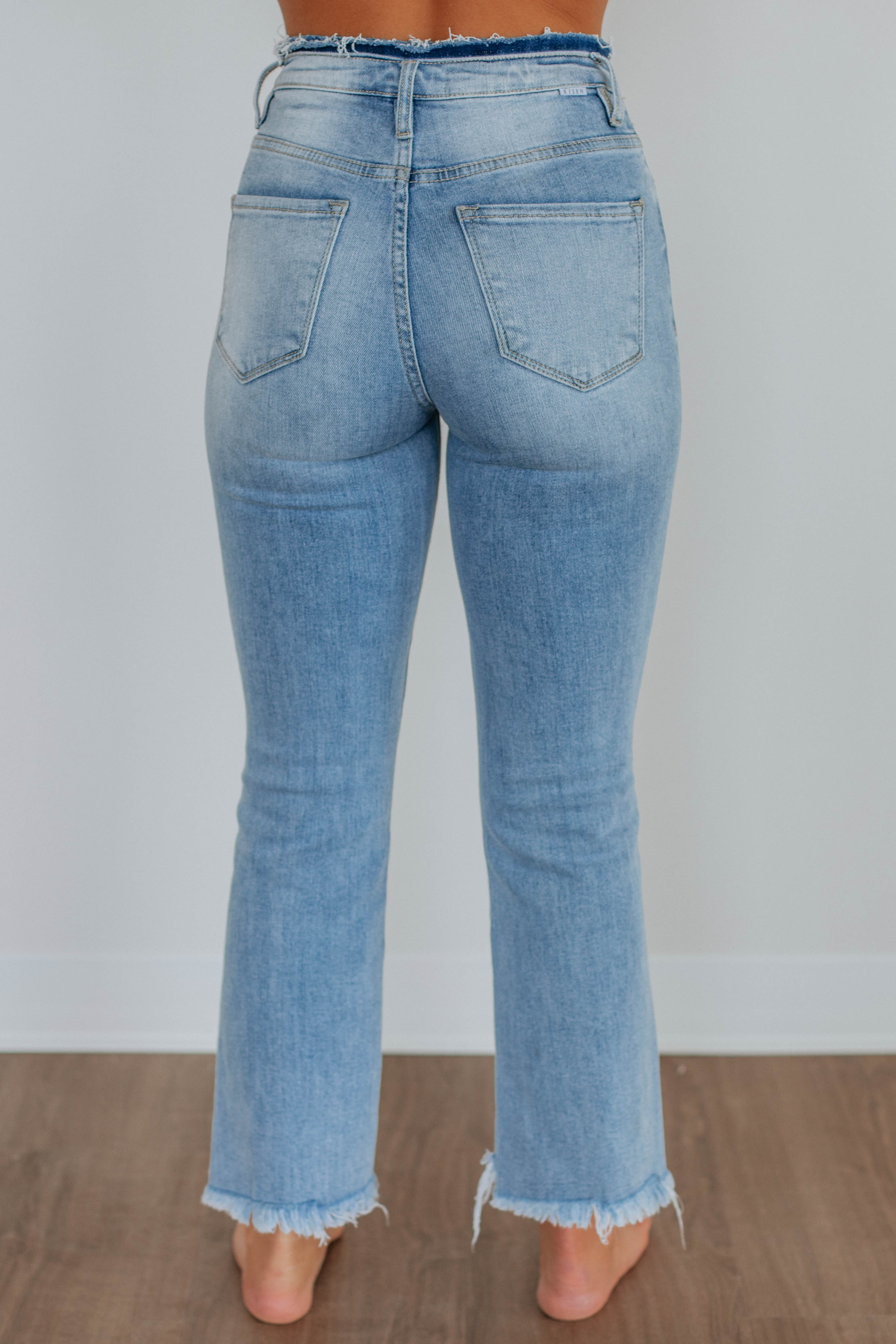Melody Risen High Waist Stretch Jeans for Women - Comfortable Slim Fit Denim Pants - Perfect for Casual Wear, Office & Date Night