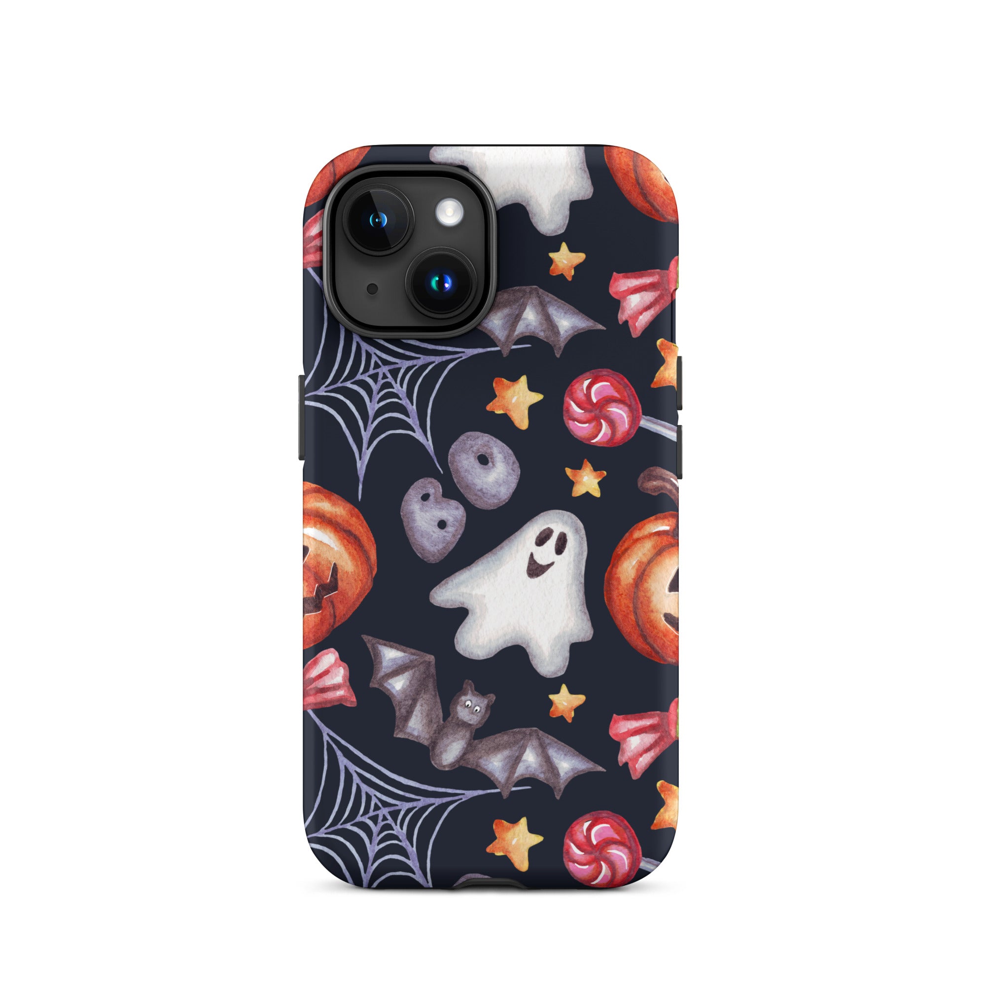 Premium Spooky Charm iPhone Case - Cute & Durable Protective Cover for iPhone 13/14/15, Perfect for Halloween, Parties & Everyday Use