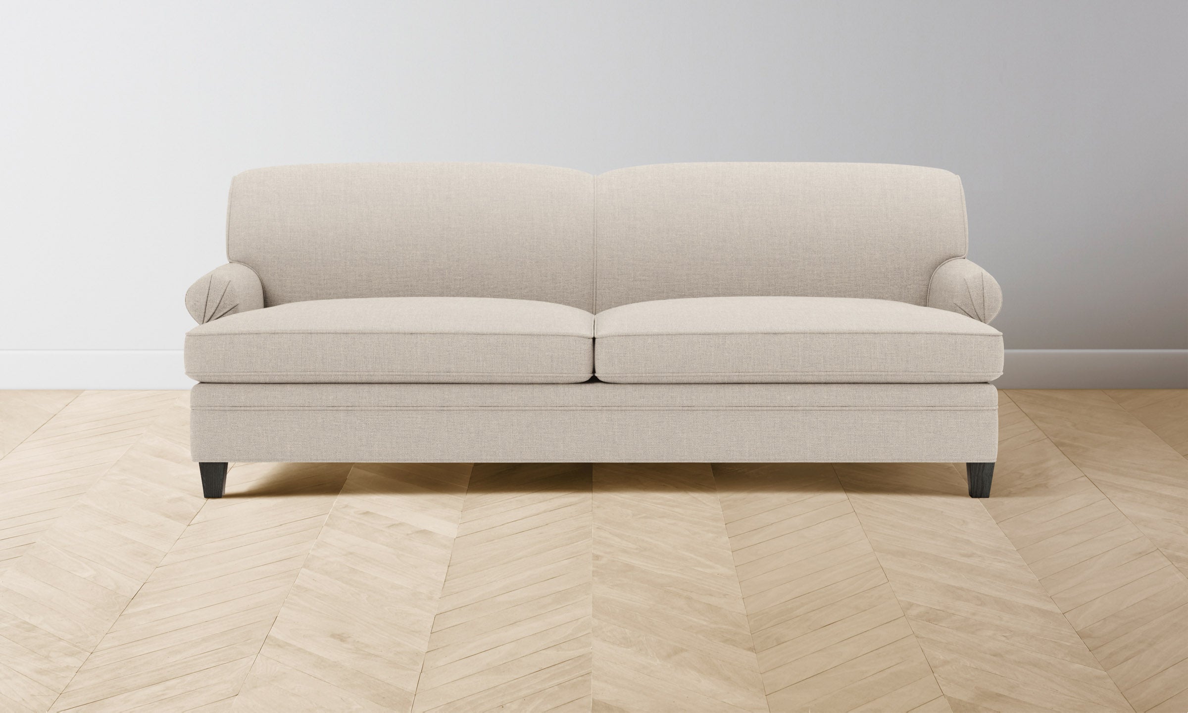Carmine Sofa - Premium Belgian Linen Upholstered Living Room Furniture for Modern Home Decor | Comfortable Lounge Sofa for Family Gatherings & Relaxation