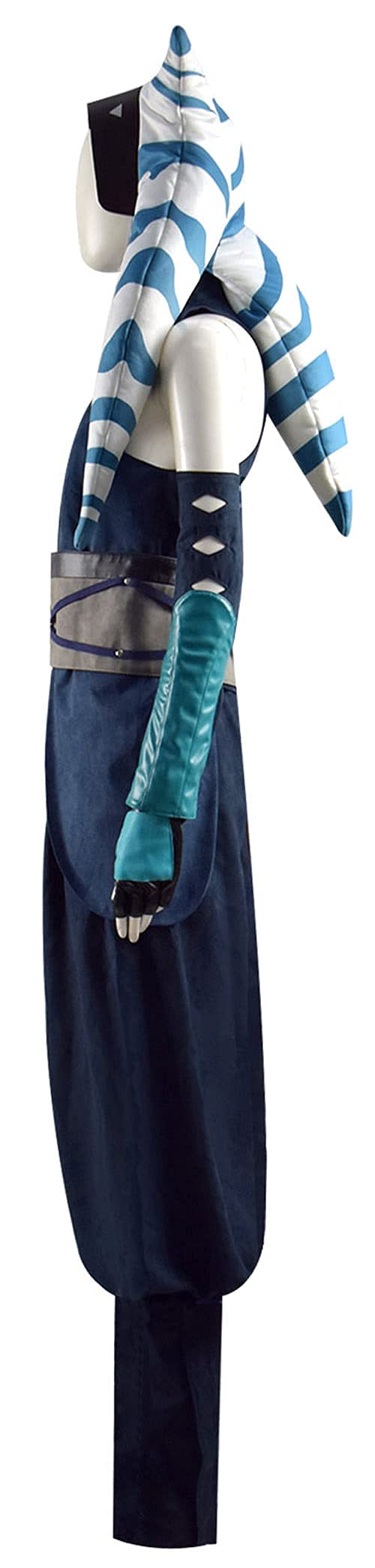 Women's Tano Jedi Robe Costume Set - Star Wars Inspired Halloween Outfit for Cosplay, Costume Parties & Themed Events
