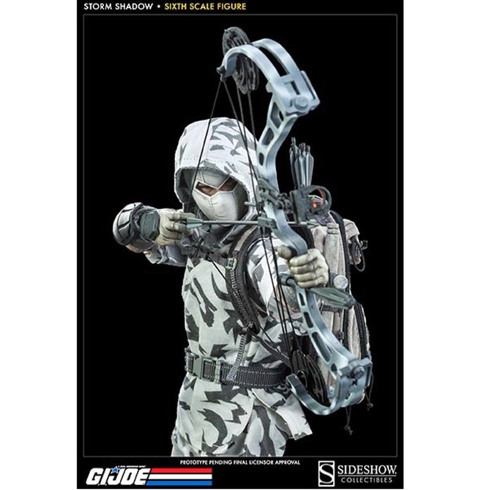 G.I. Joe Storm Shadow 12-Inch Sixth Scale Action Figure - Sideshow Exclusive Collectible for Display & Cosplay | Perfect for Anime Fans & Toy Collectors