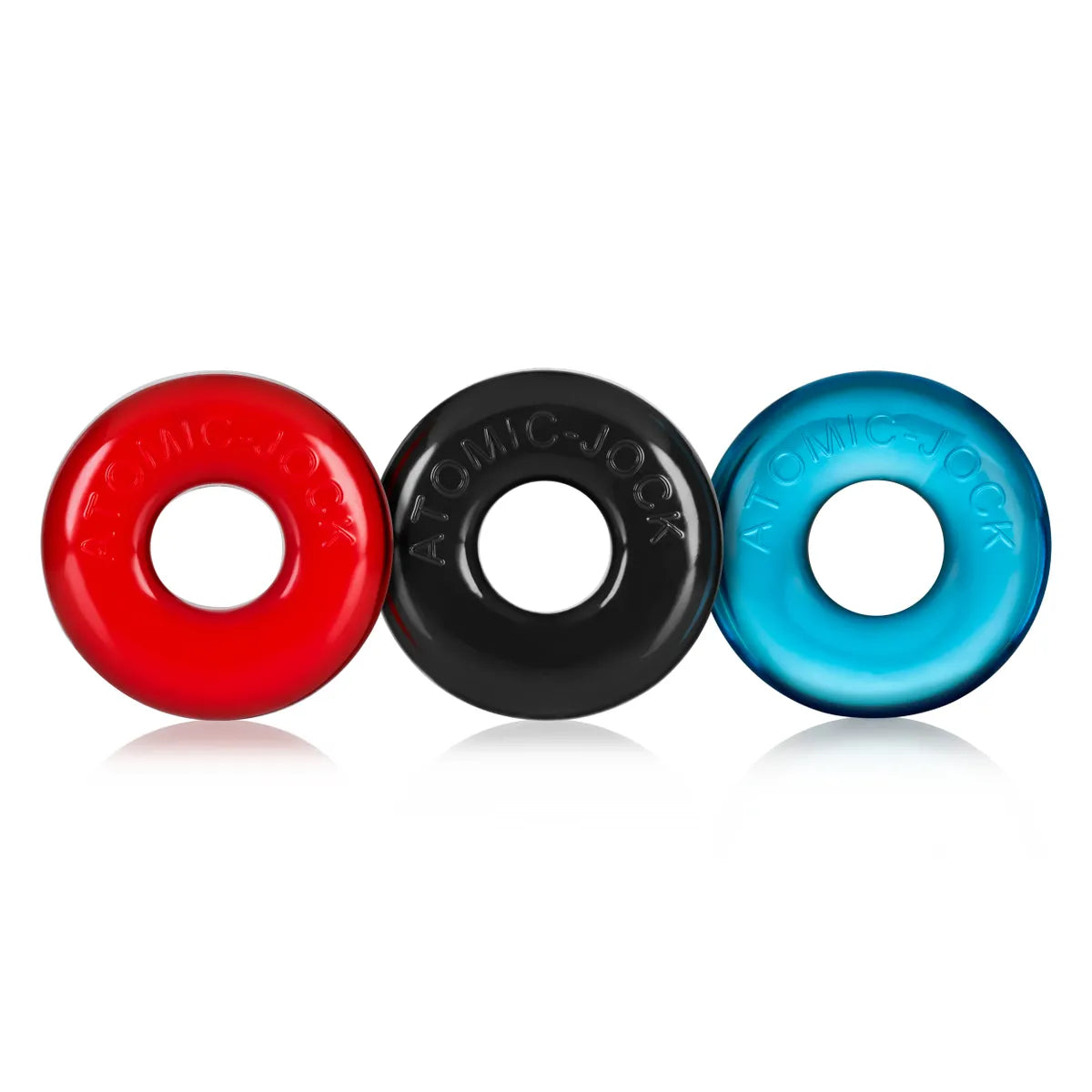 Oxballs Ringer Cock Ring 3-Pack - Multi-Size Silicone Penis Ring for Enhanced Pleasure & Performance - Perfect for Couples & Solo Play
