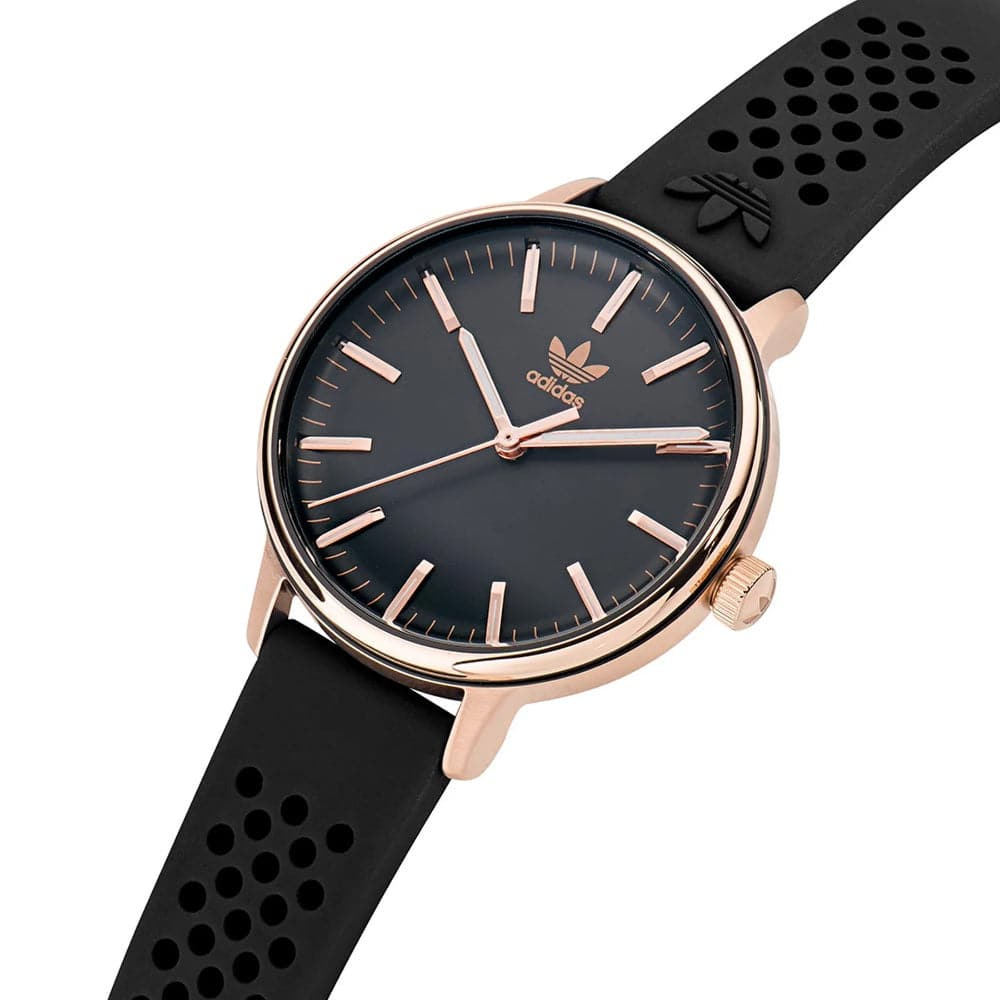 Adidas Originals Women's Watch with Black Dial & Rubber Strap - AOSY23026 | Stylish Casual & Sports Timepiece for Everyday Wear
