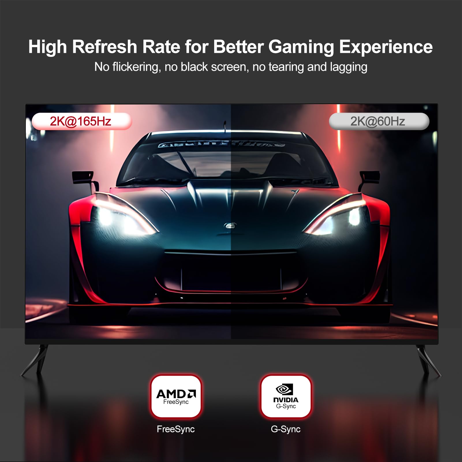 10-Pack 6FT DisplayPort to DisplayPort Cable 4K@60Hz 1440p@144Hz/165Hz Gold-Plated DP to DP Cable for Gaming Monitor, PC, Laptop - Perfect for Multi-Screen Setup & High-Refresh-Rate Gaming