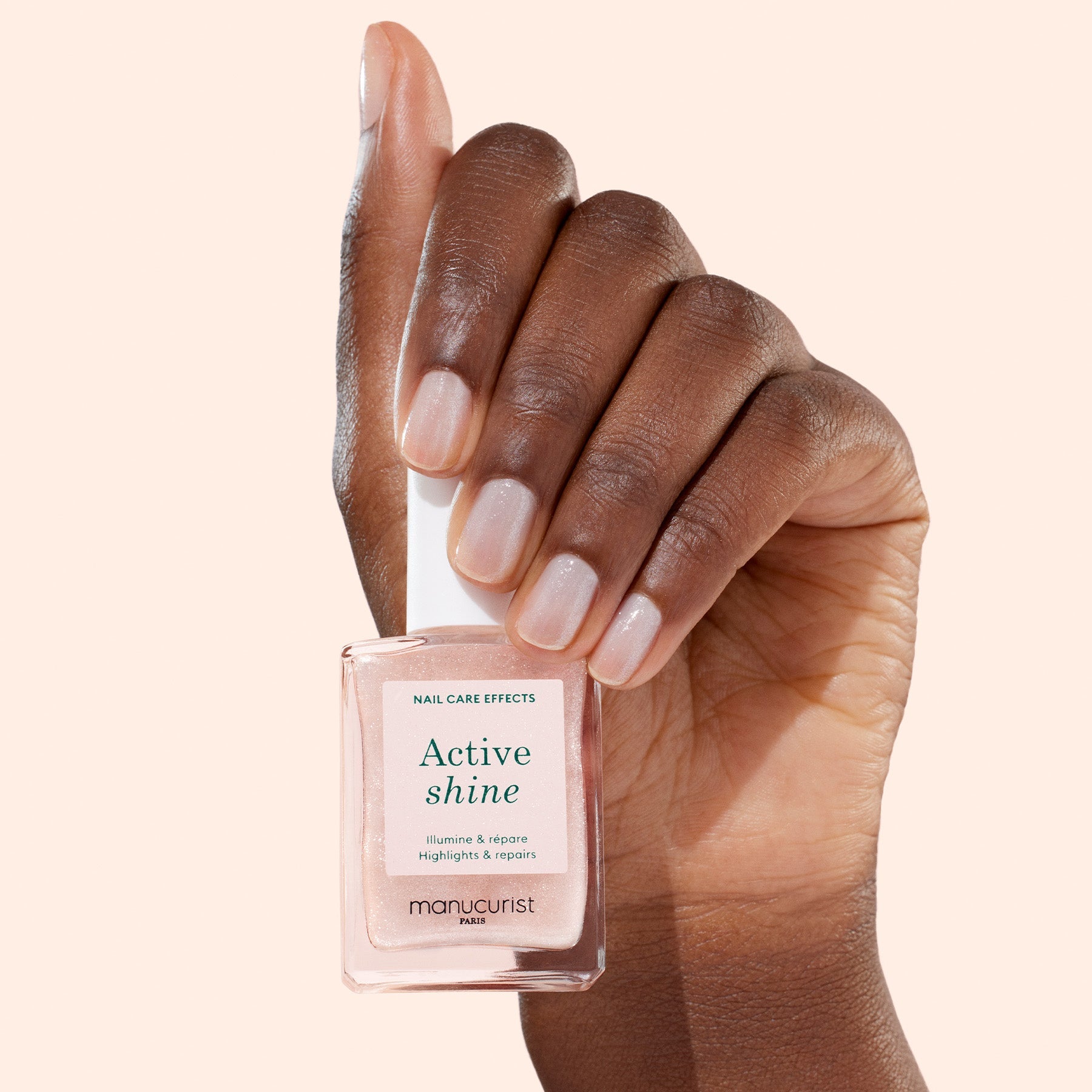 Manucurist Active Shine Nail Polish - Vegan, Non-Toxic & Long-Lasting Formula for Healthy Nails | Perfect for Salon-Quality At-Home Manicures & Special Occasions