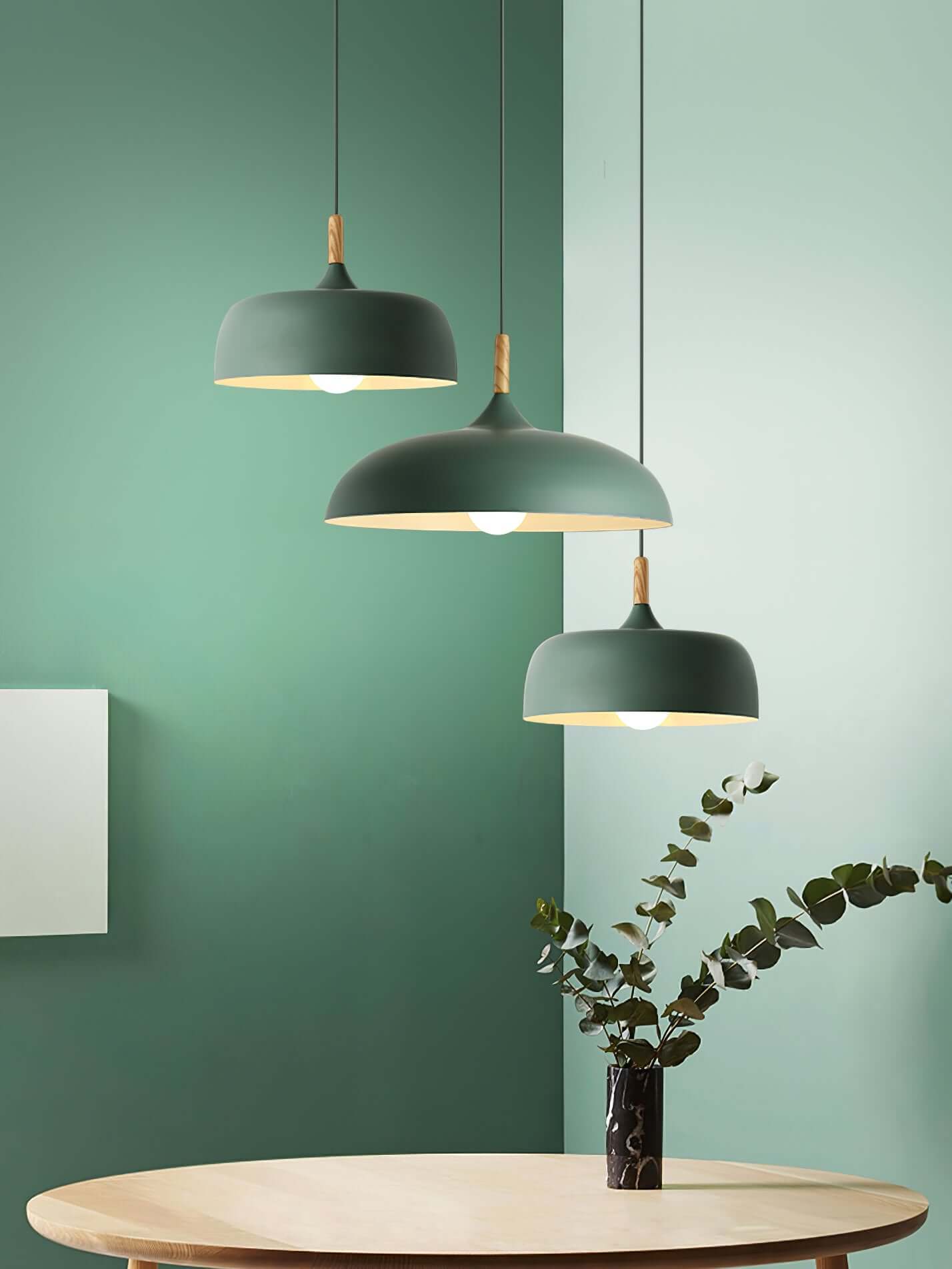 Stylish Acorn Pendant Light Fixture - Modern Hanging Ceiling Lamp for Kitchen Island, Dining Room & Bedroom Decor
