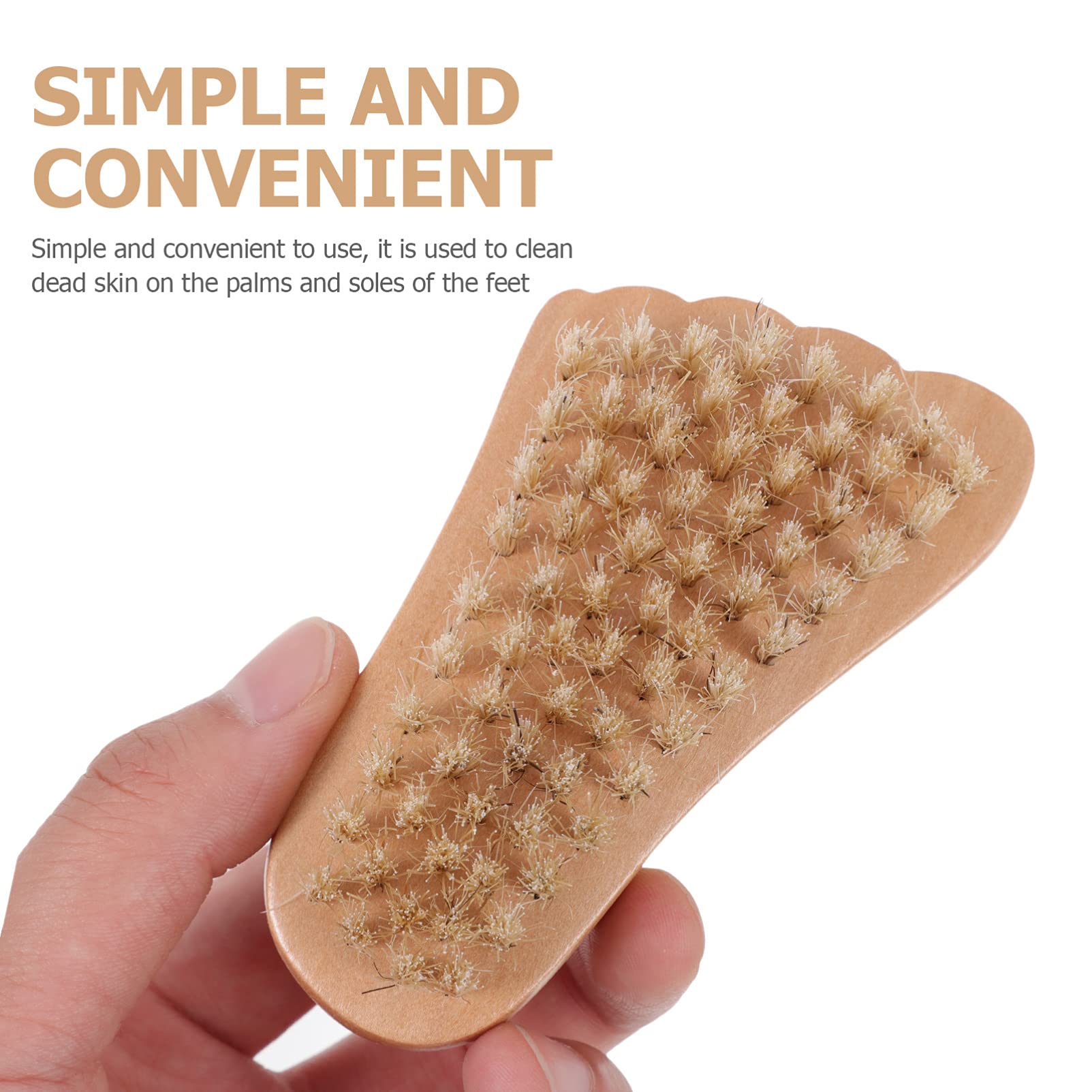 1pc Wooden Nail Dust Brush - Professional Nail Art Scrubber & Toenail Cleaning Kit with Soft Bristles - Perfect for Manicure, Pedicure & Nail Salon Use