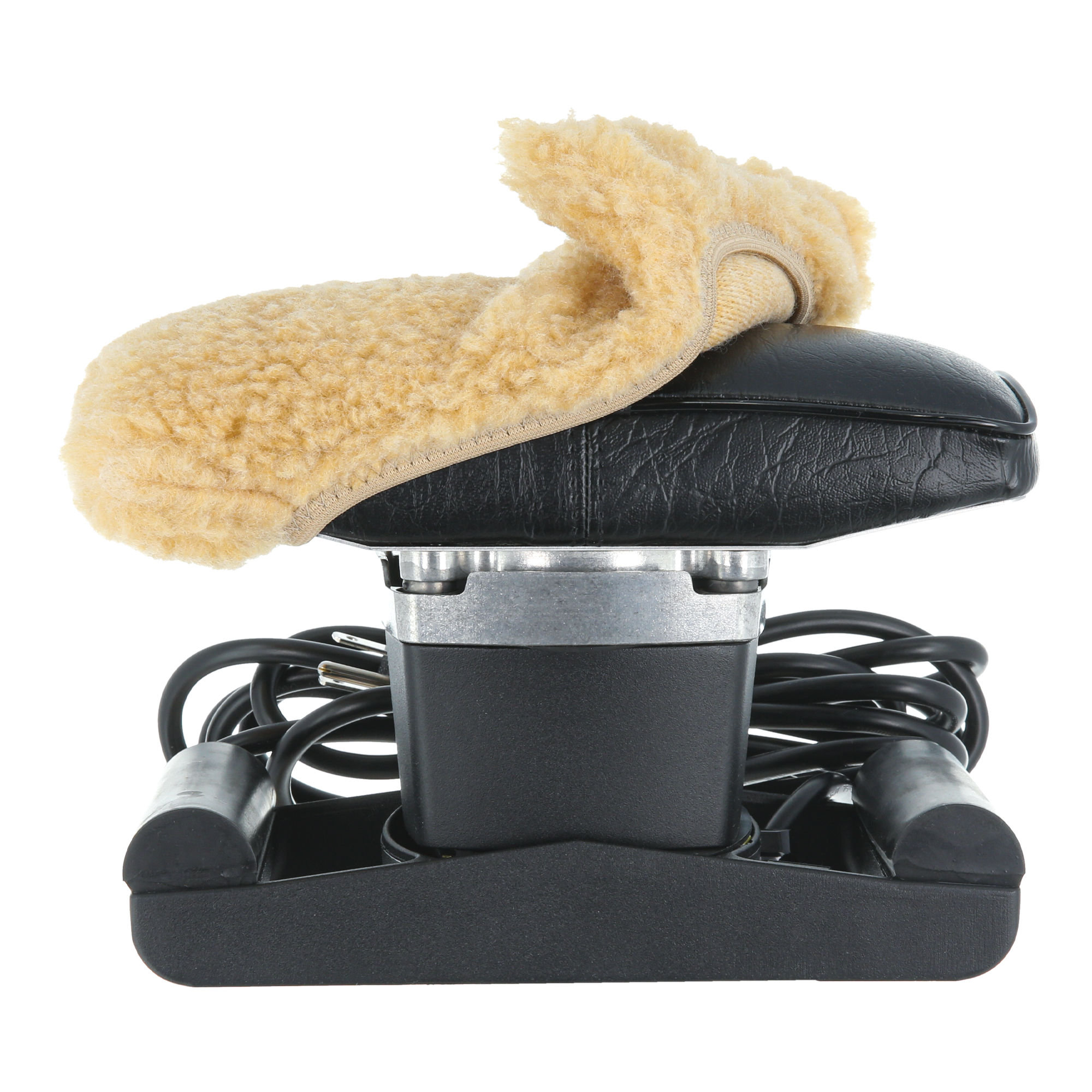 Jeanie Rub Massager with Fleece Pad Cover - Portable Muscle Pain Relief for Back, Neck & Shoulders - Perfect for Home, Office & Travel Use