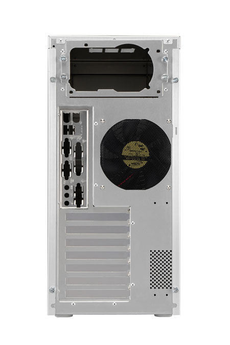 Lian Li PC-7A Plus II Mid Tower Computer Case - Silver Aluminum with Tempered Glass Window for Gaming PC Build & Home Office Setup